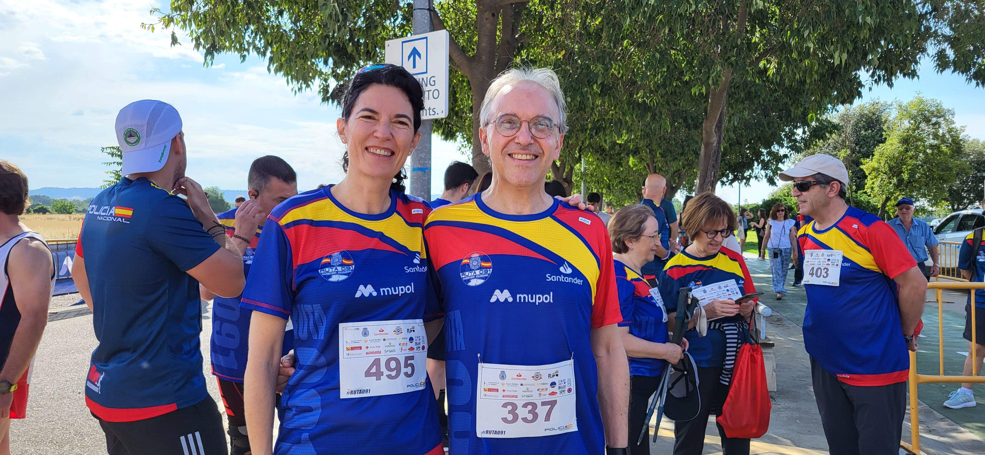 Carrera Ruta 091 en Huesca en favor de los enfermos de ELA. Foto Myriam Martínez