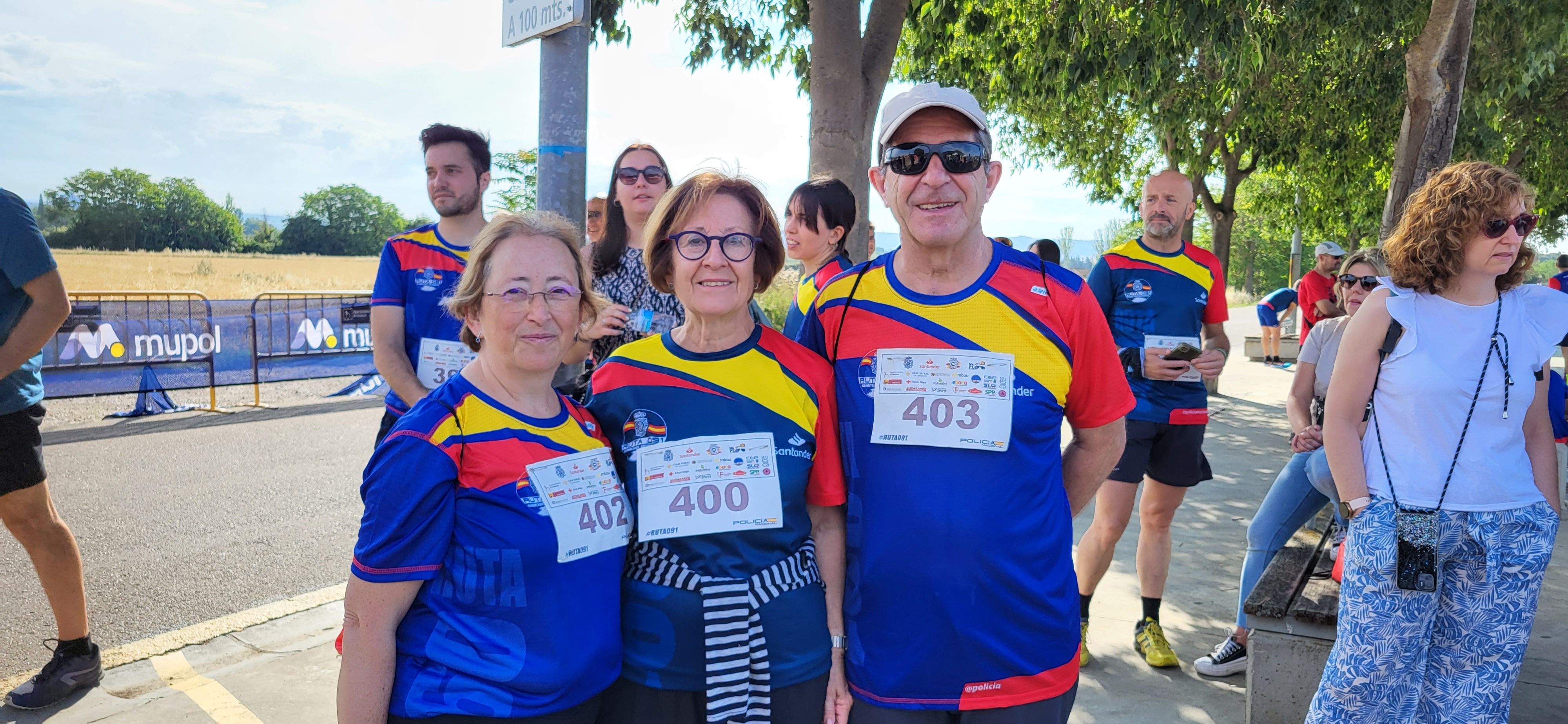Carrera Ruta 091 en Huesca en favor de los enfermos de ELA. Foto Myriam Martínez