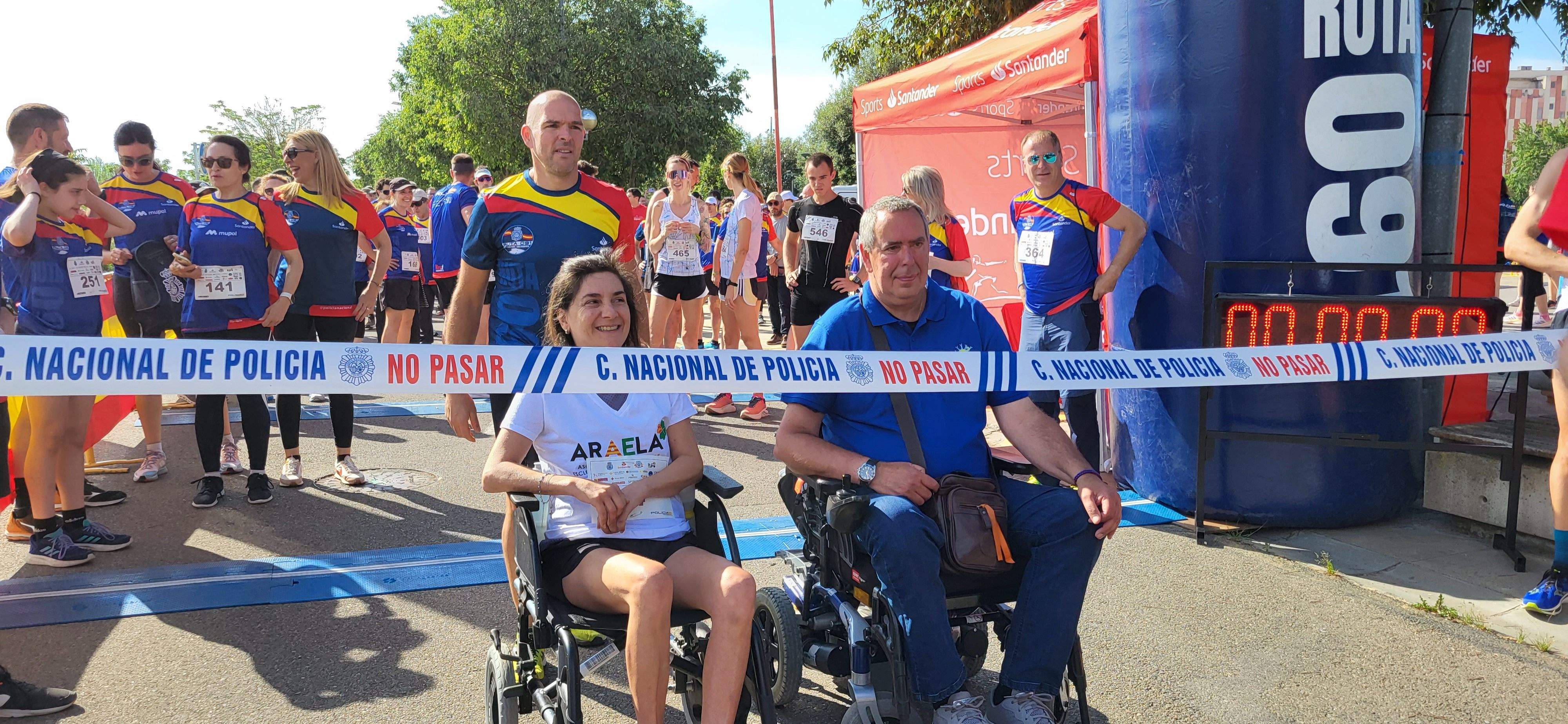 Carrera Ruta 091 en Huesca en favor de los enfermos de ELA. Foto Myriam Martínez