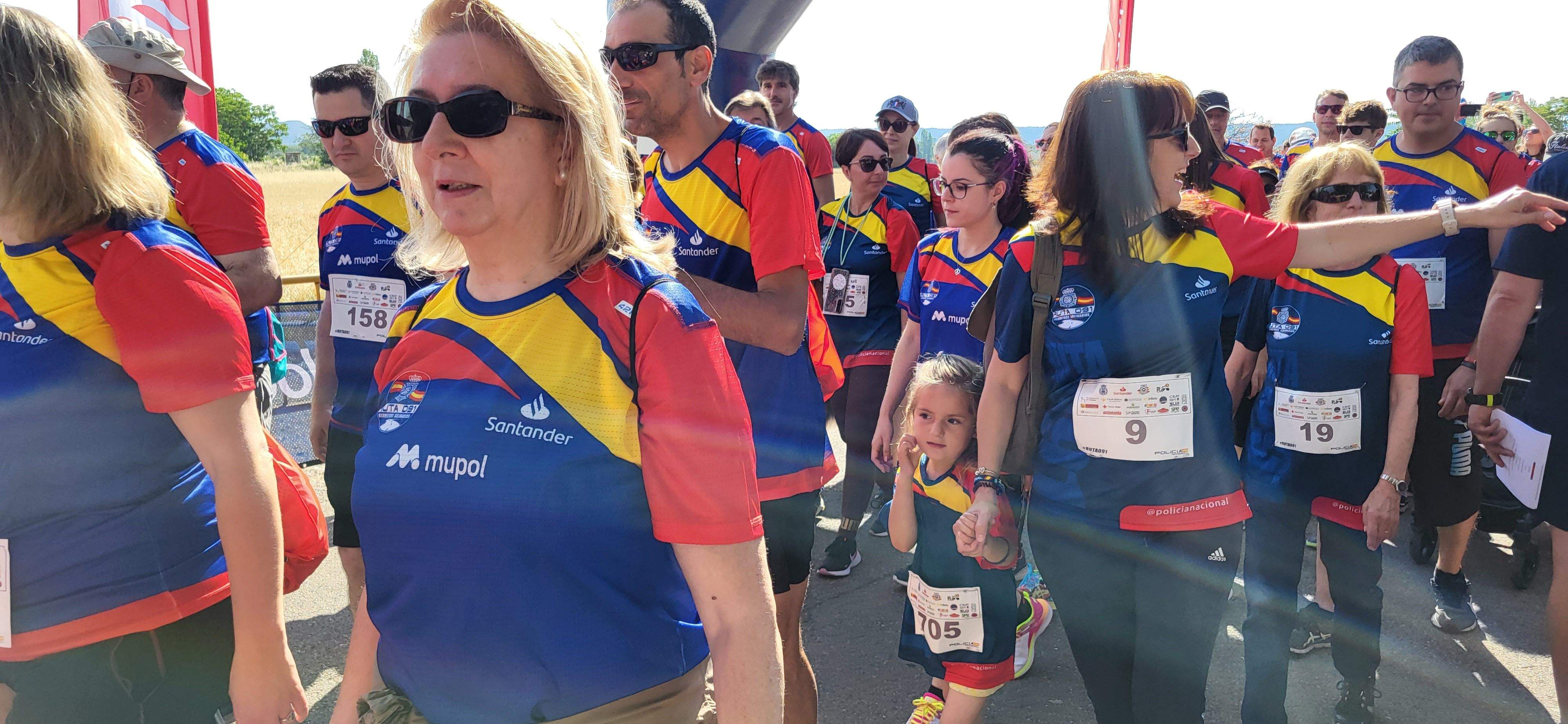 Carrera Ruta 091 en Huesca en favor de los enfermos de ELA. Foto Myriam Martínez