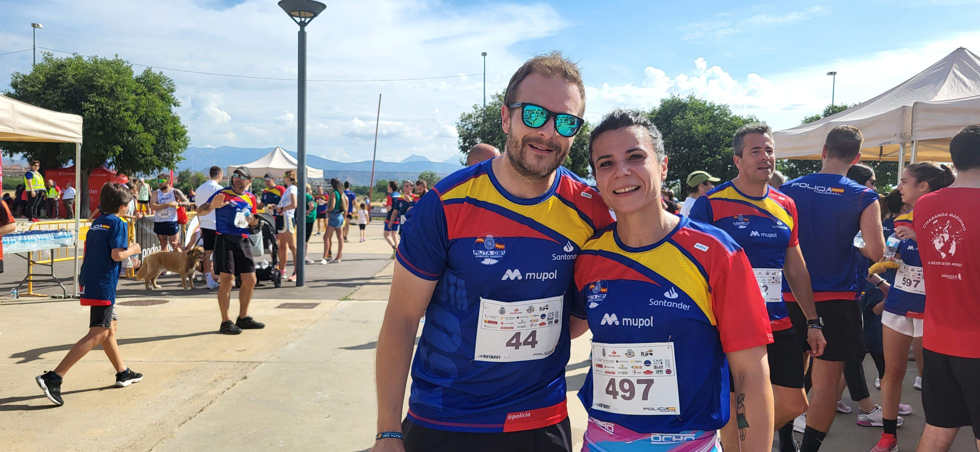 Carrera Ruta 091 en Huesca en favor de los enfermos de ELA. Foto Myriam Martínez
