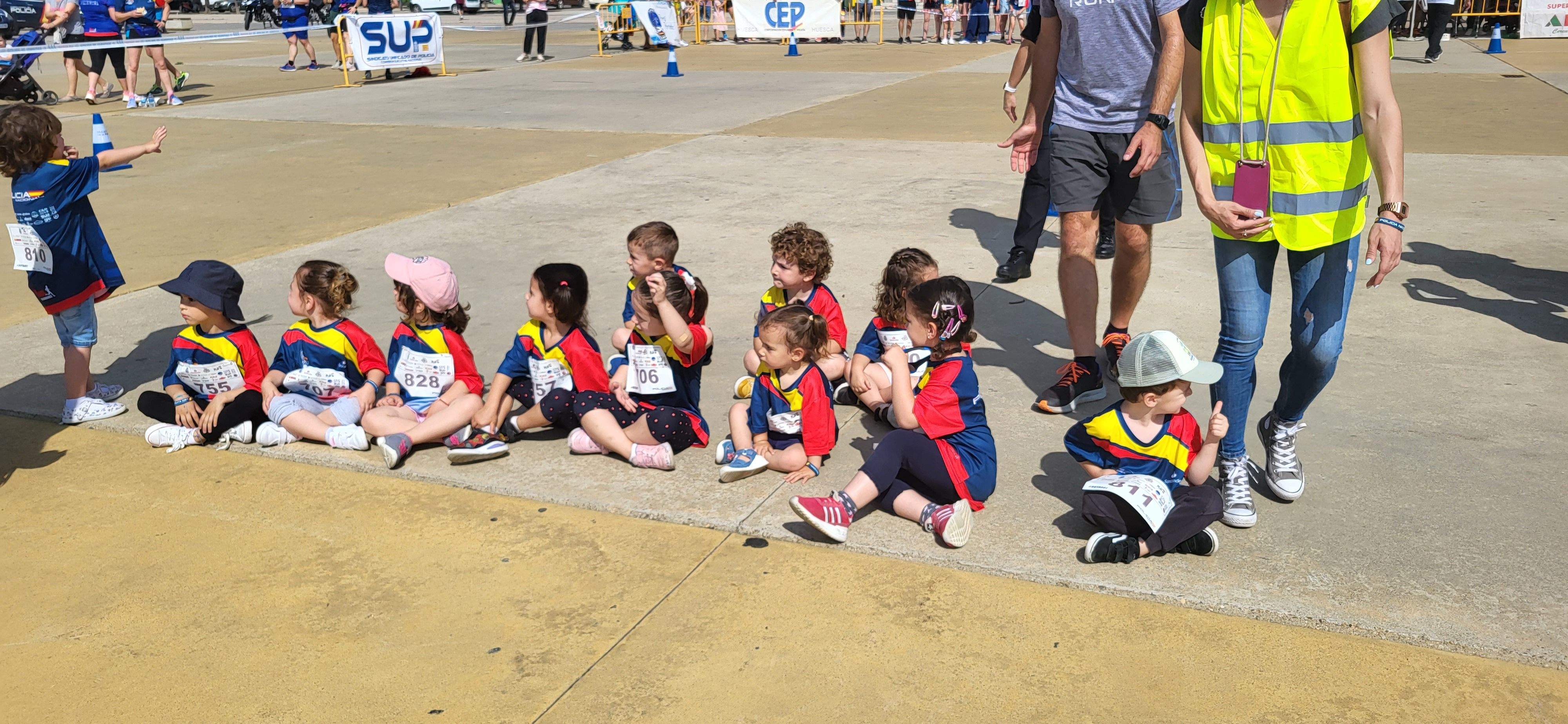 Carrera Ruta 091 en Huesca en favor de los enfermos de ELA. Foto Myriam Martínez
