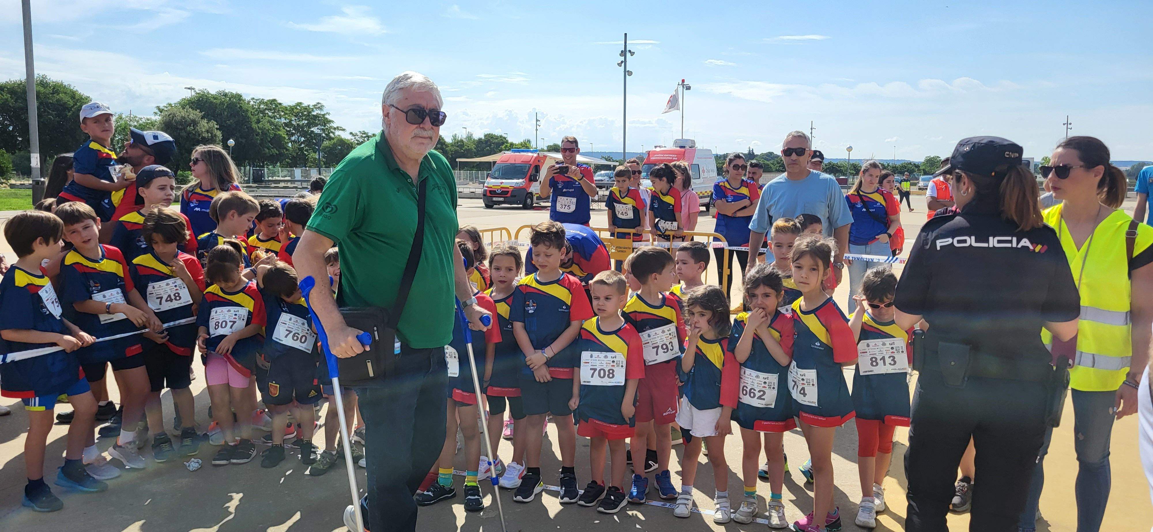 Carrera Ruta 091 en Huesca en favor de los enfermos de ELA. Foto Myriam Martínez