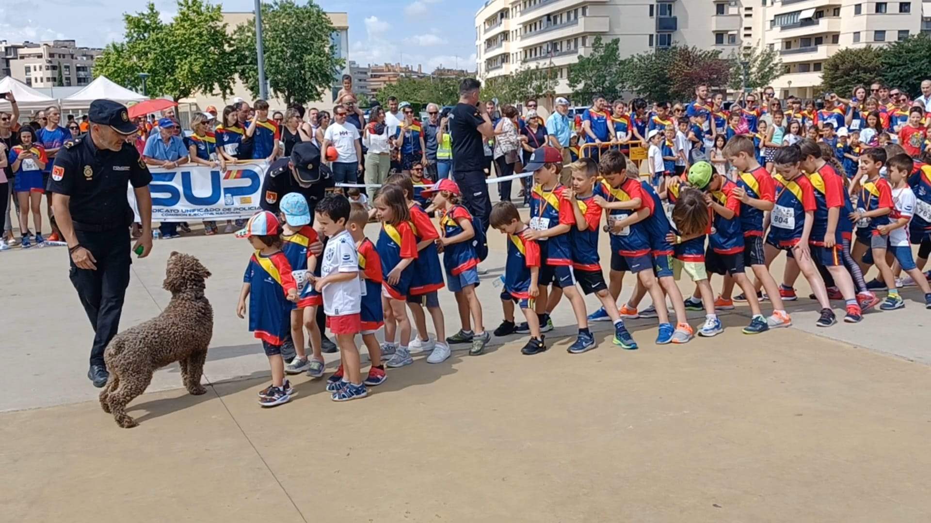 Demostración canina de la Policía Nacional