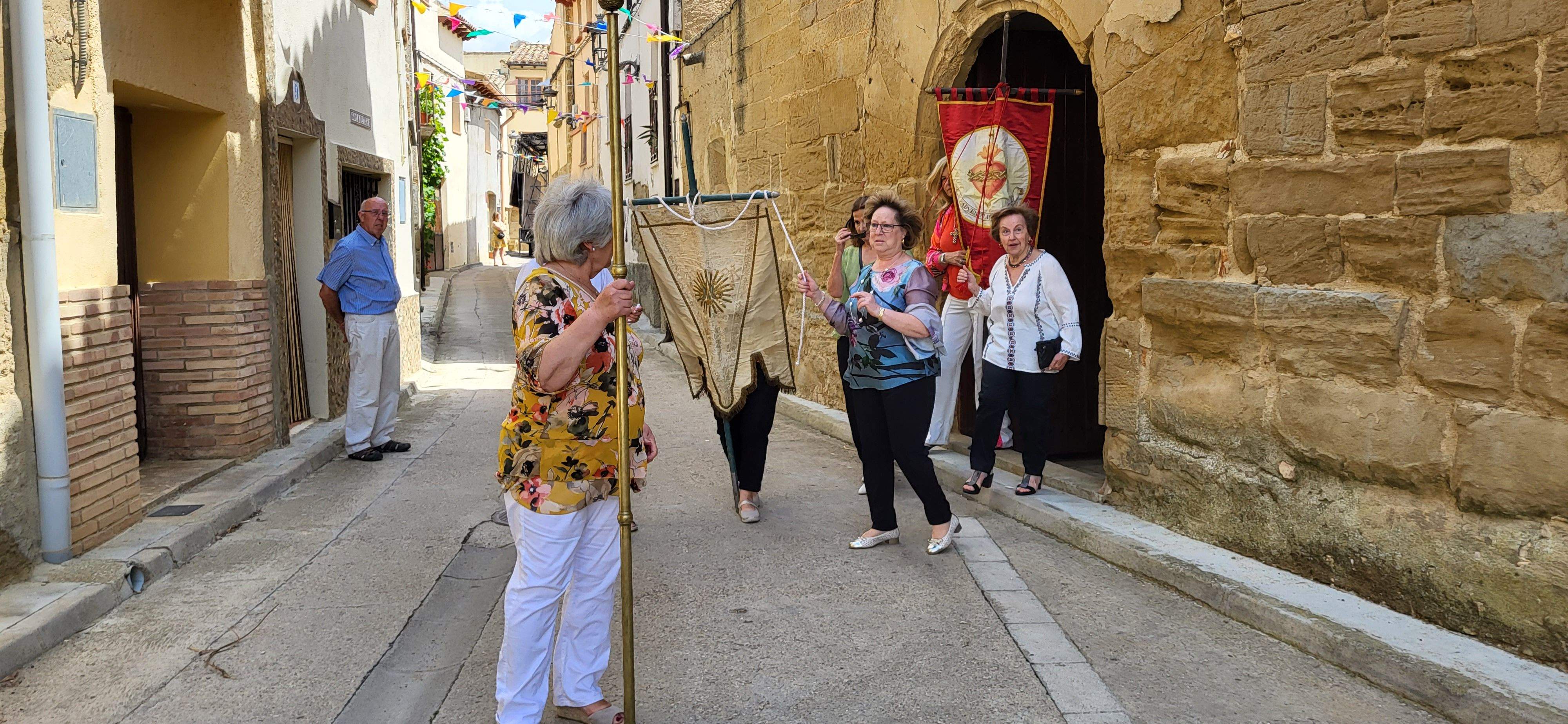 Fiestas en Loporzano en honor a San Antonio. Foto: Mercedes Manterola
