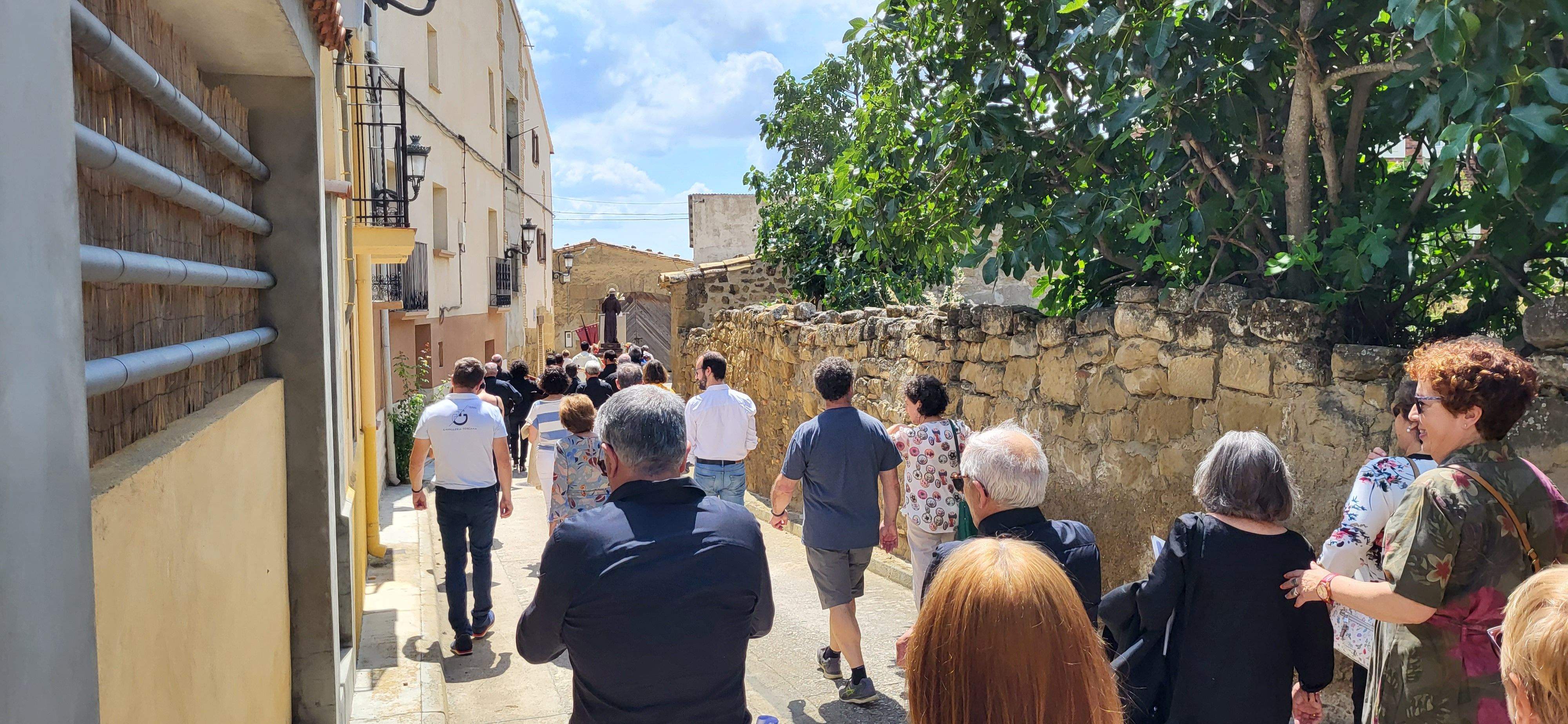 Fiestas en Loporzano en honor a San Antonio. Foto: Mercedes Manterola