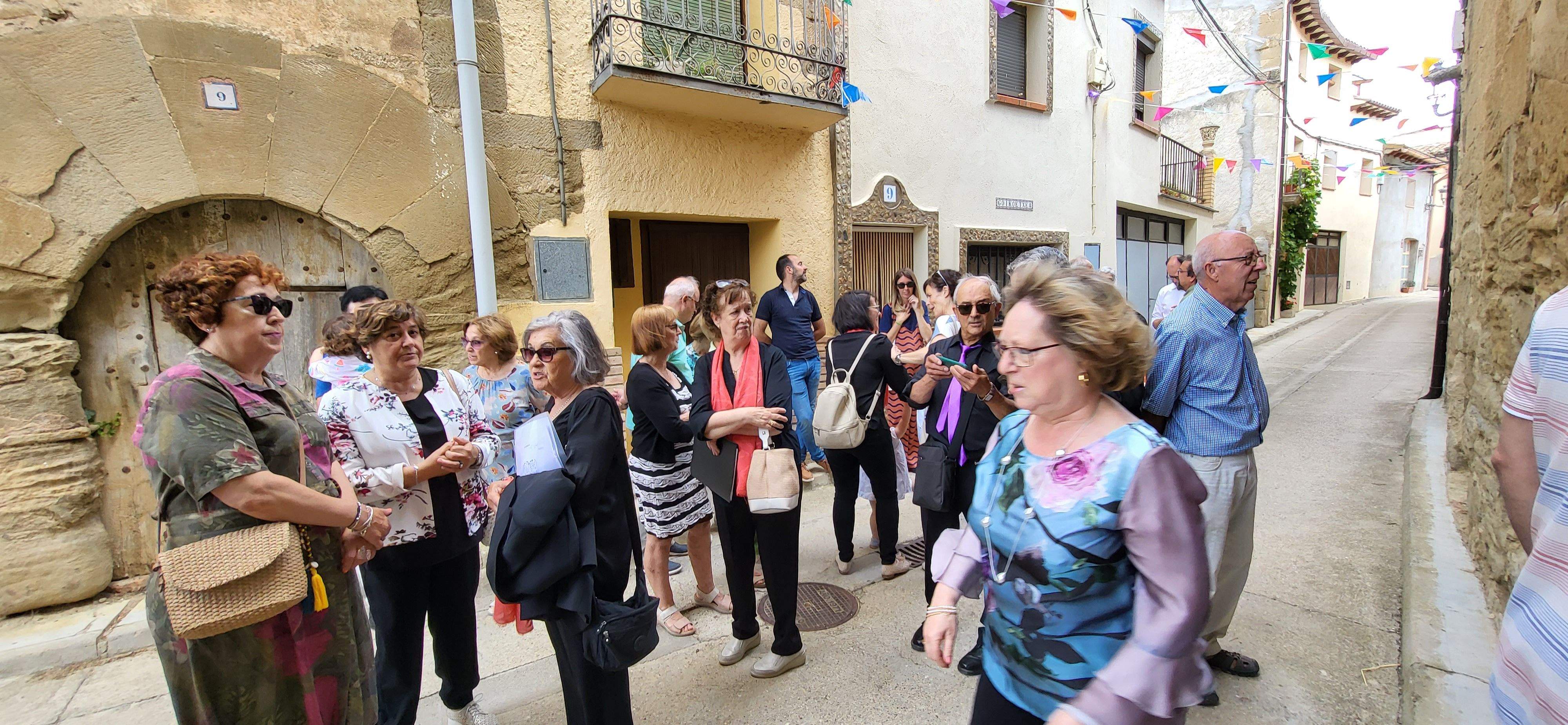 Fiestas en Loporzano en honor a San Antonio. Foto: Mercedes Manterola