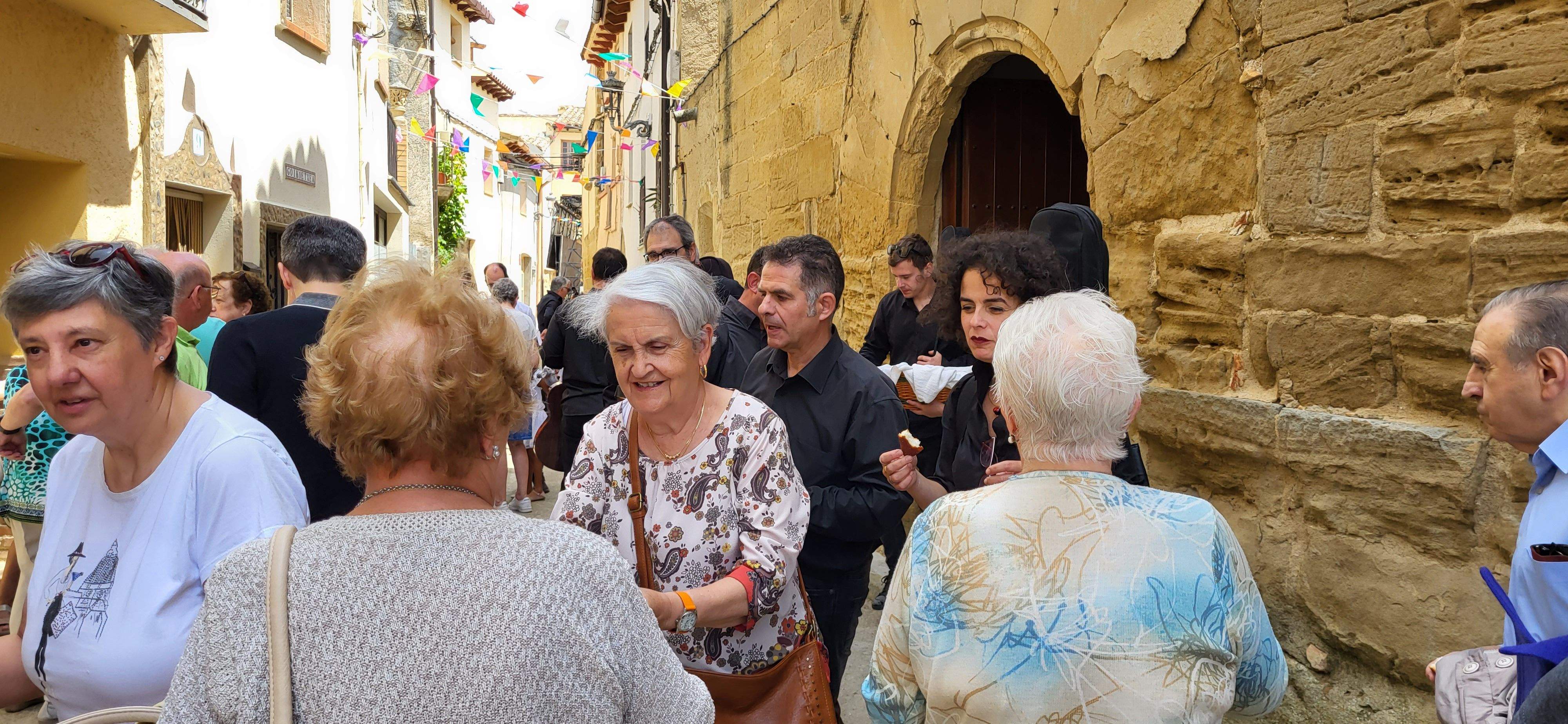 Fiestas en Loporzano en honor a San Antonio. Foto: Mercedes Manterola