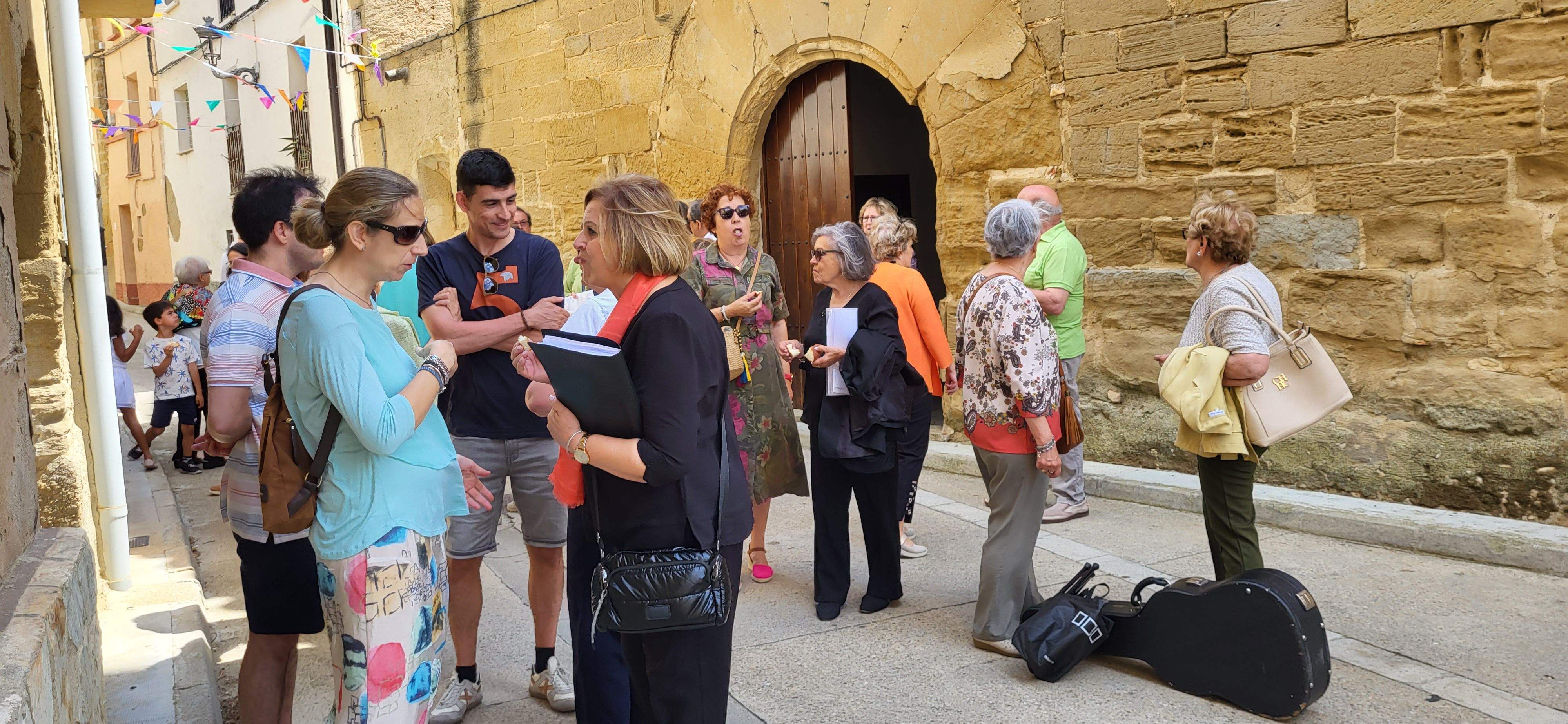 Fiestas en Loporzano en honor a San Antonio. Foto: Mercedes Manterola