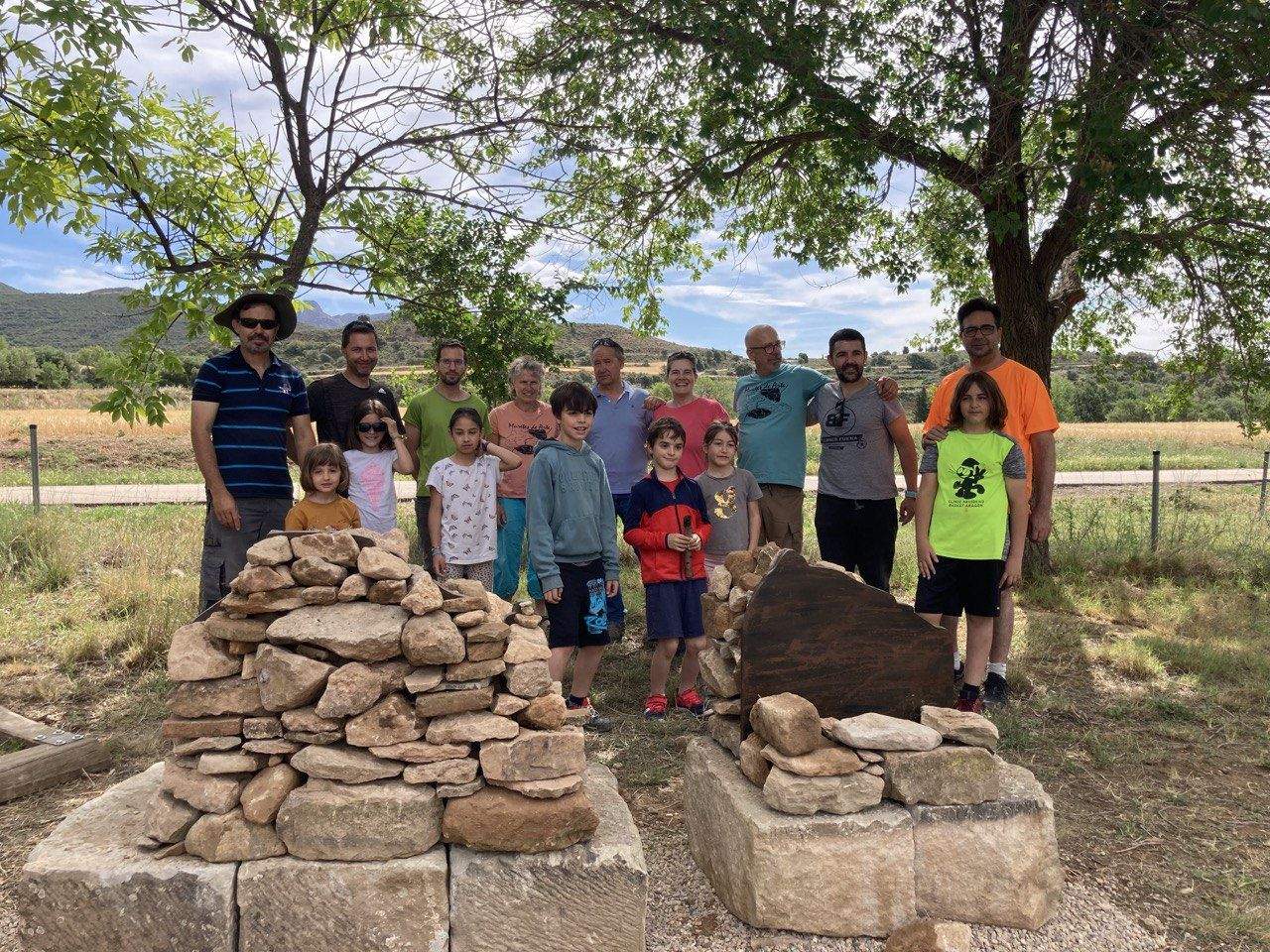Algunos de los participantes en la demostración del juego