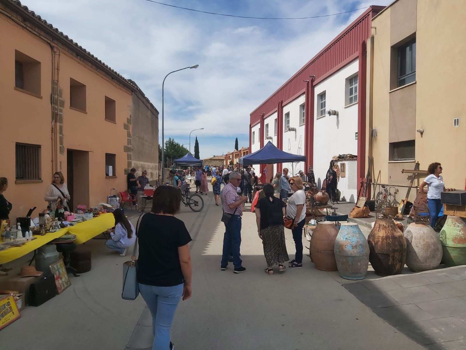Feria de Antigüedades y Coleccionismo de Chimillas en la edición pasada.