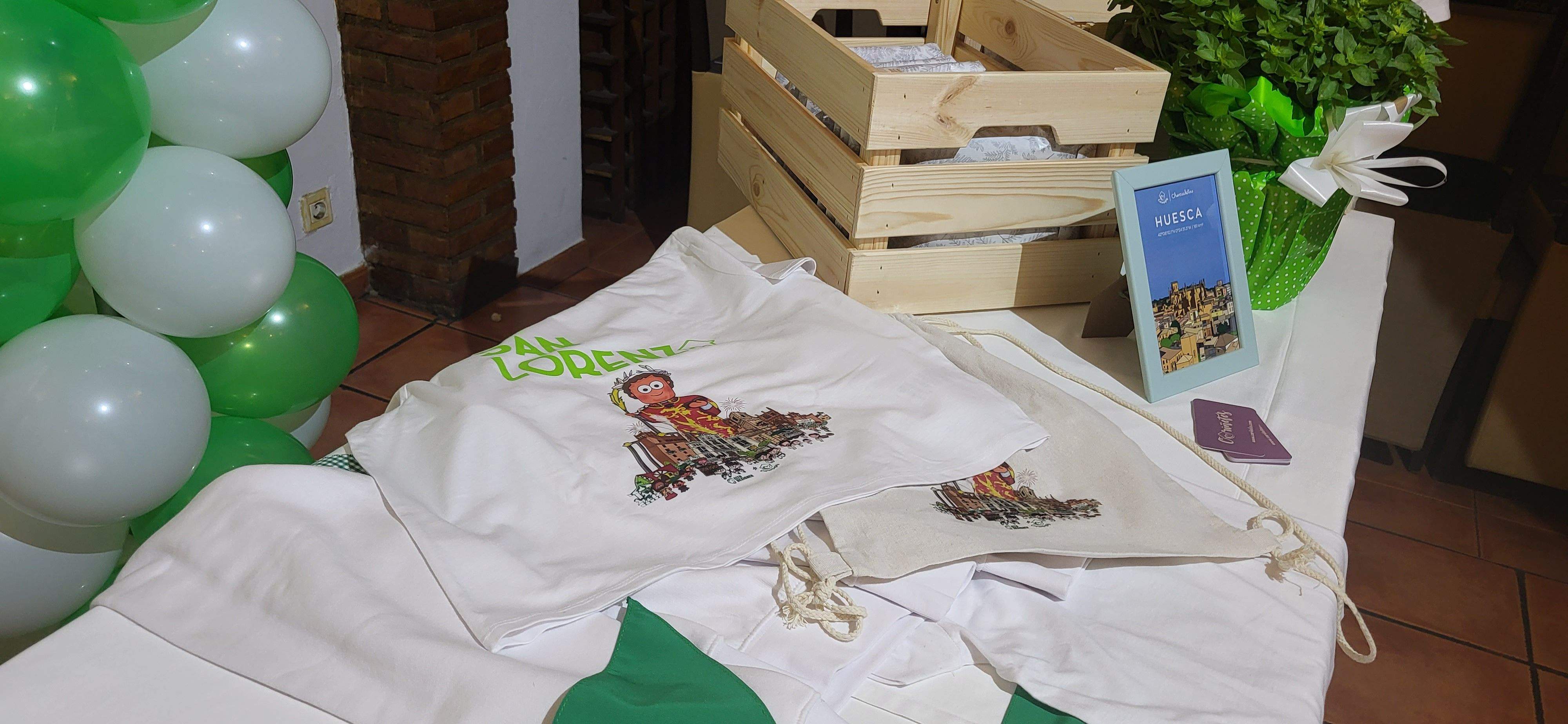 Nueva colección de "Cariñetes" para San Lorenzo. Foto Myriam Martínez