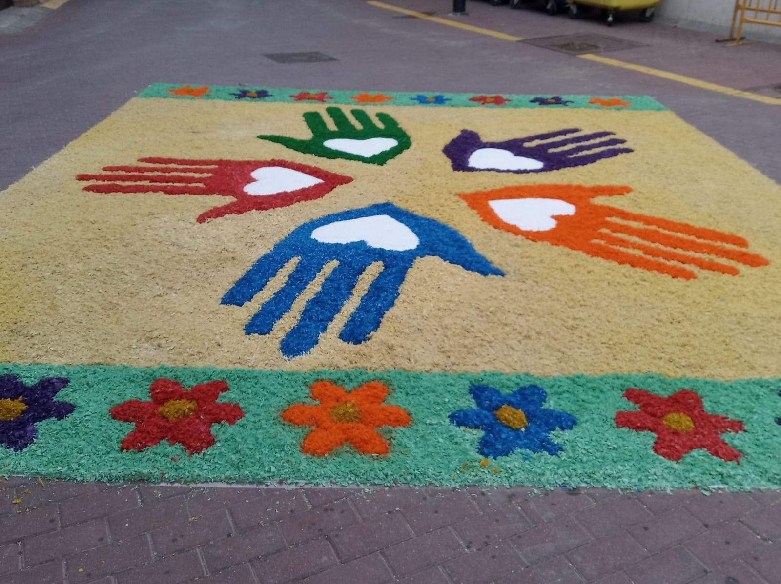 Alfombras del Corpus de Tamarite de Litera.