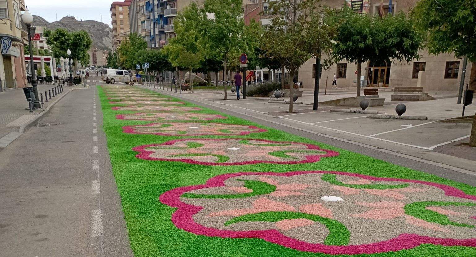 Alfombras del Corpus de Tamarite de Litera.