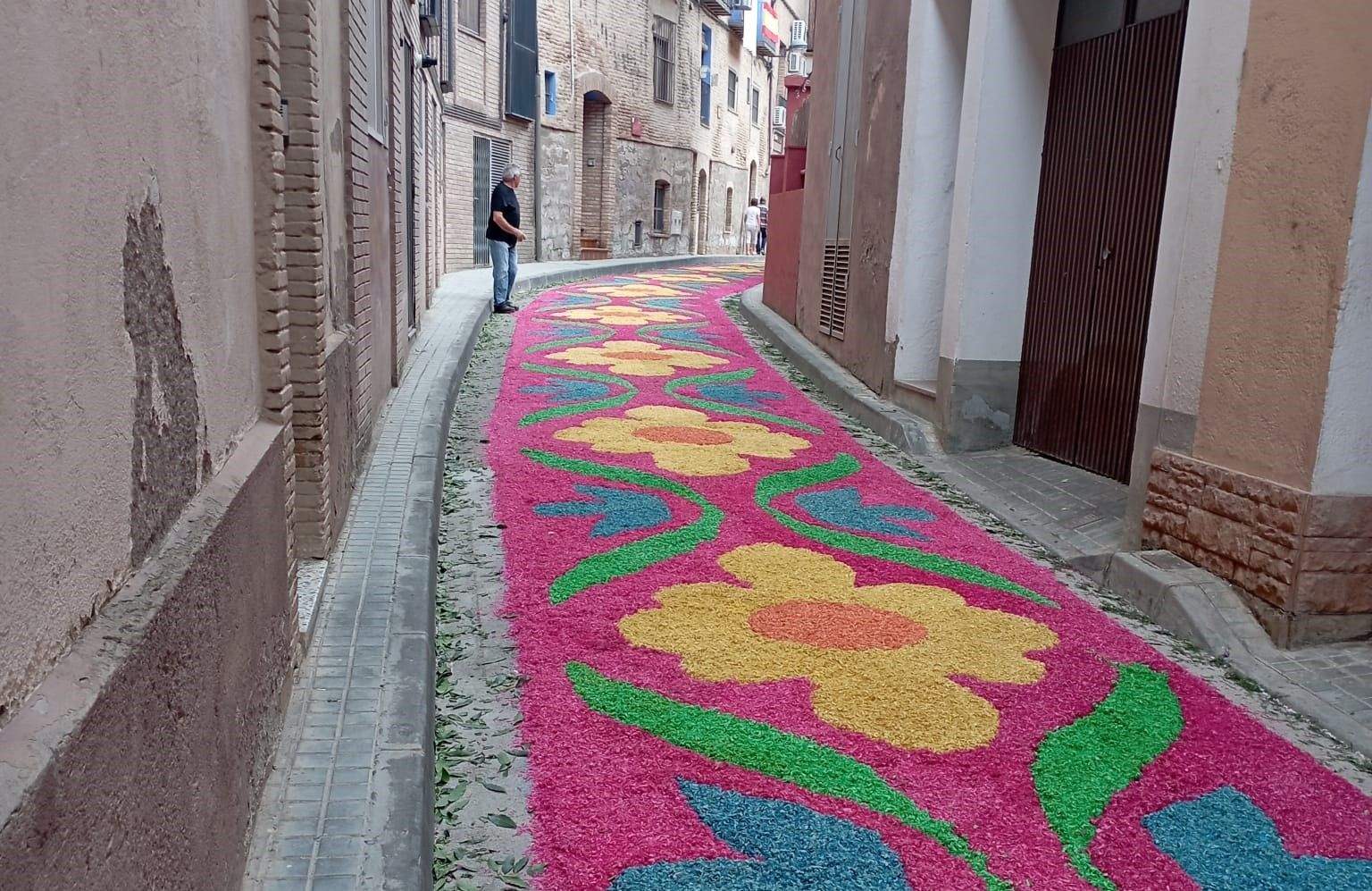 Alfombras del Corpus de Tamarite de Litera.