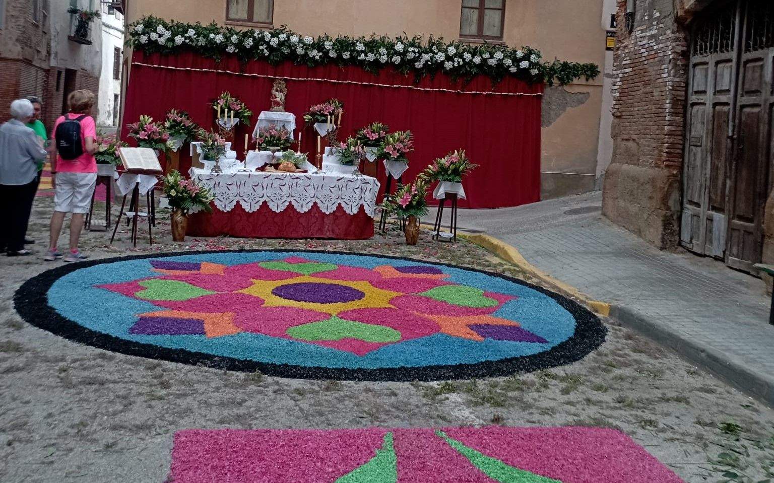 Alfombras del Corpus de Tamarite de Litera.