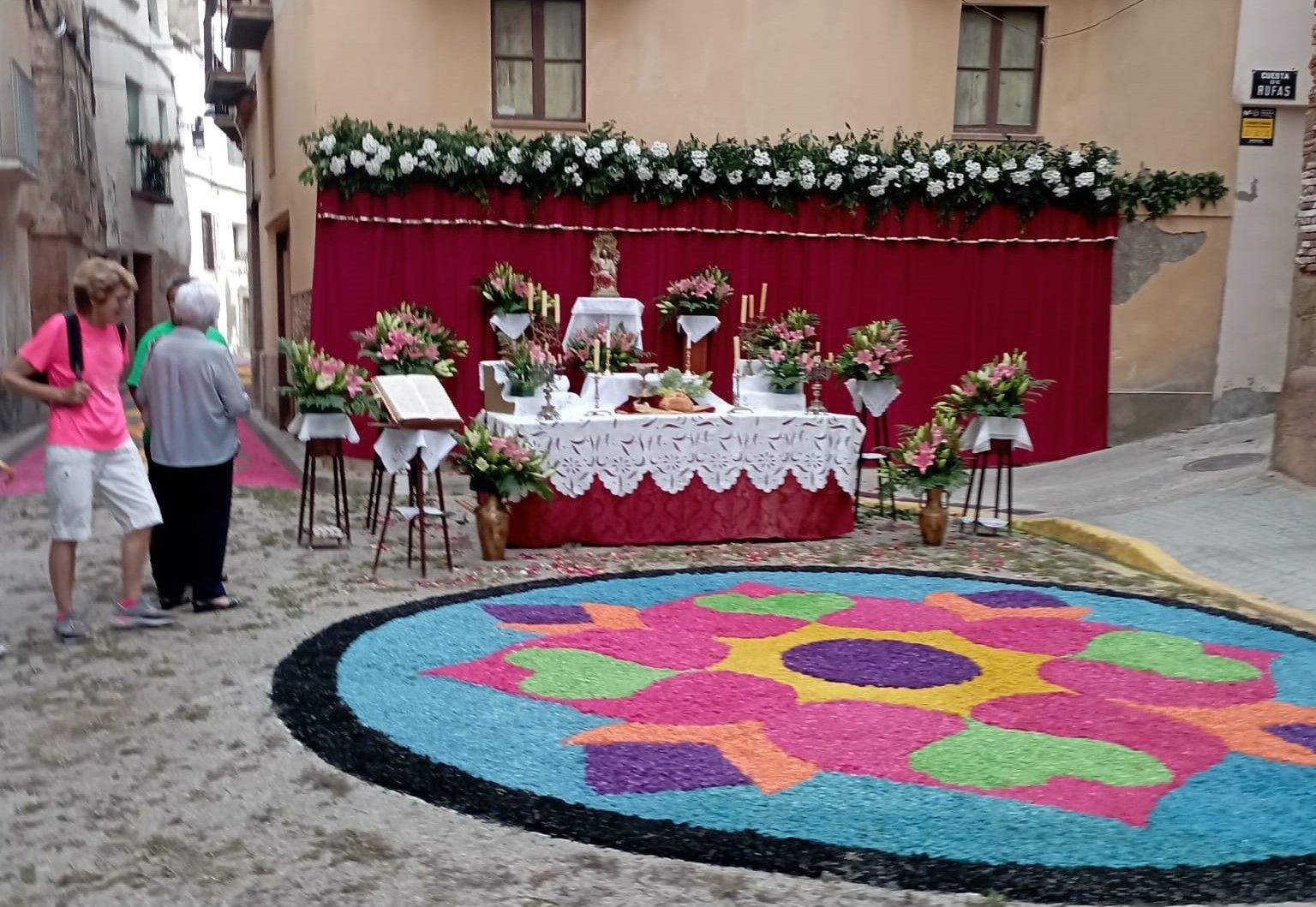 Alfombras del Corpus de Tamarite de Litera.