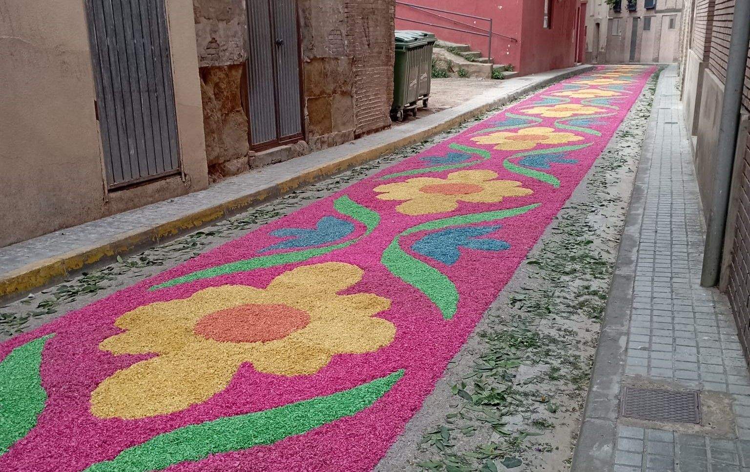 Alfombras del Corpus de Tamarite de Litera.