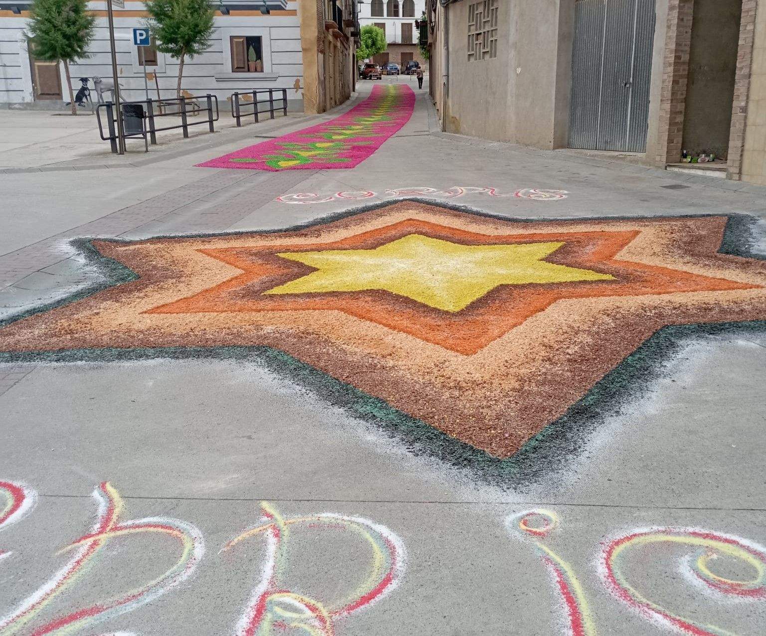 Alfombras del Corpus de Tamarite de Litera.