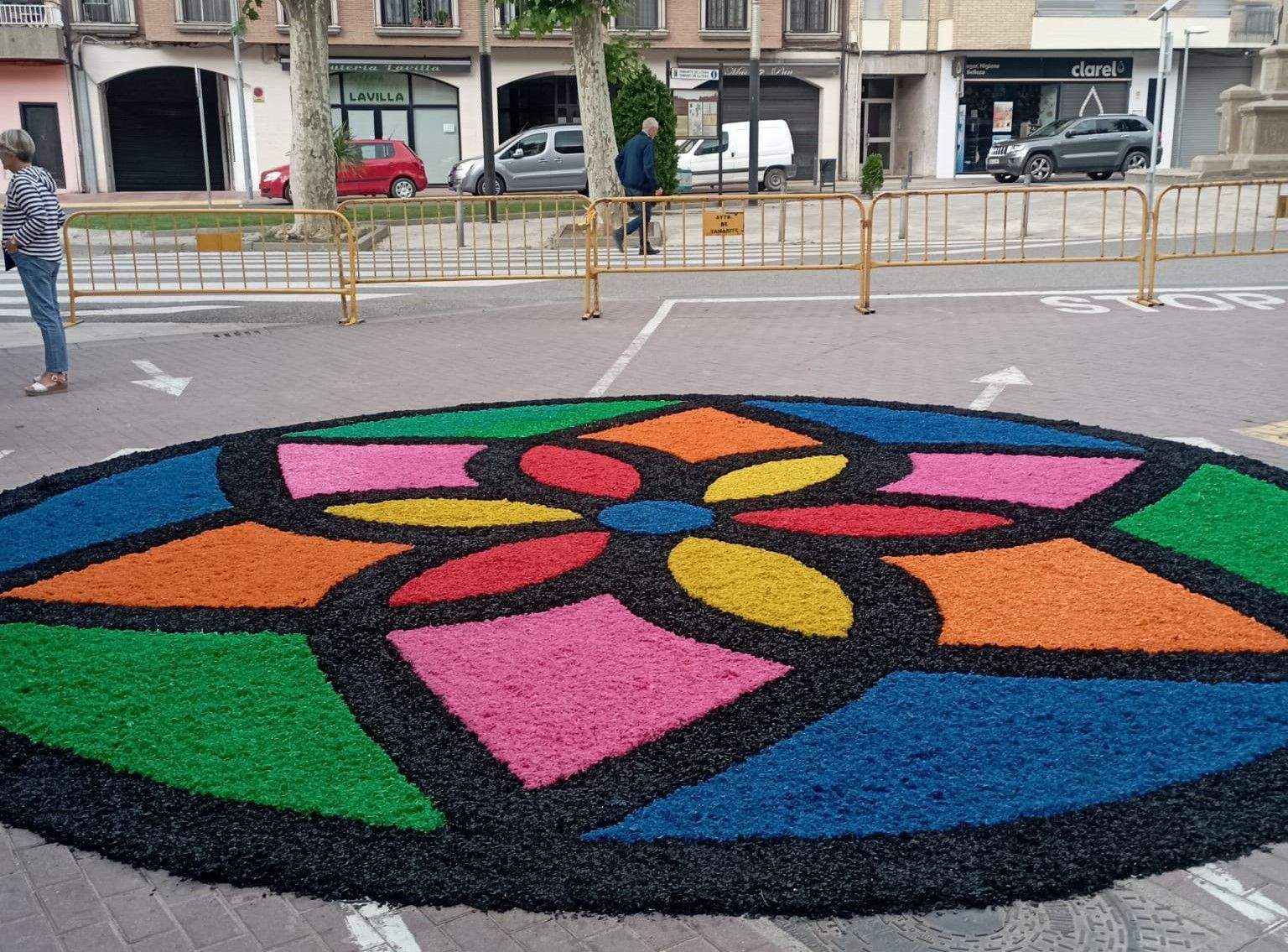 Alfombras del Corpus de Tamarite de Litera.