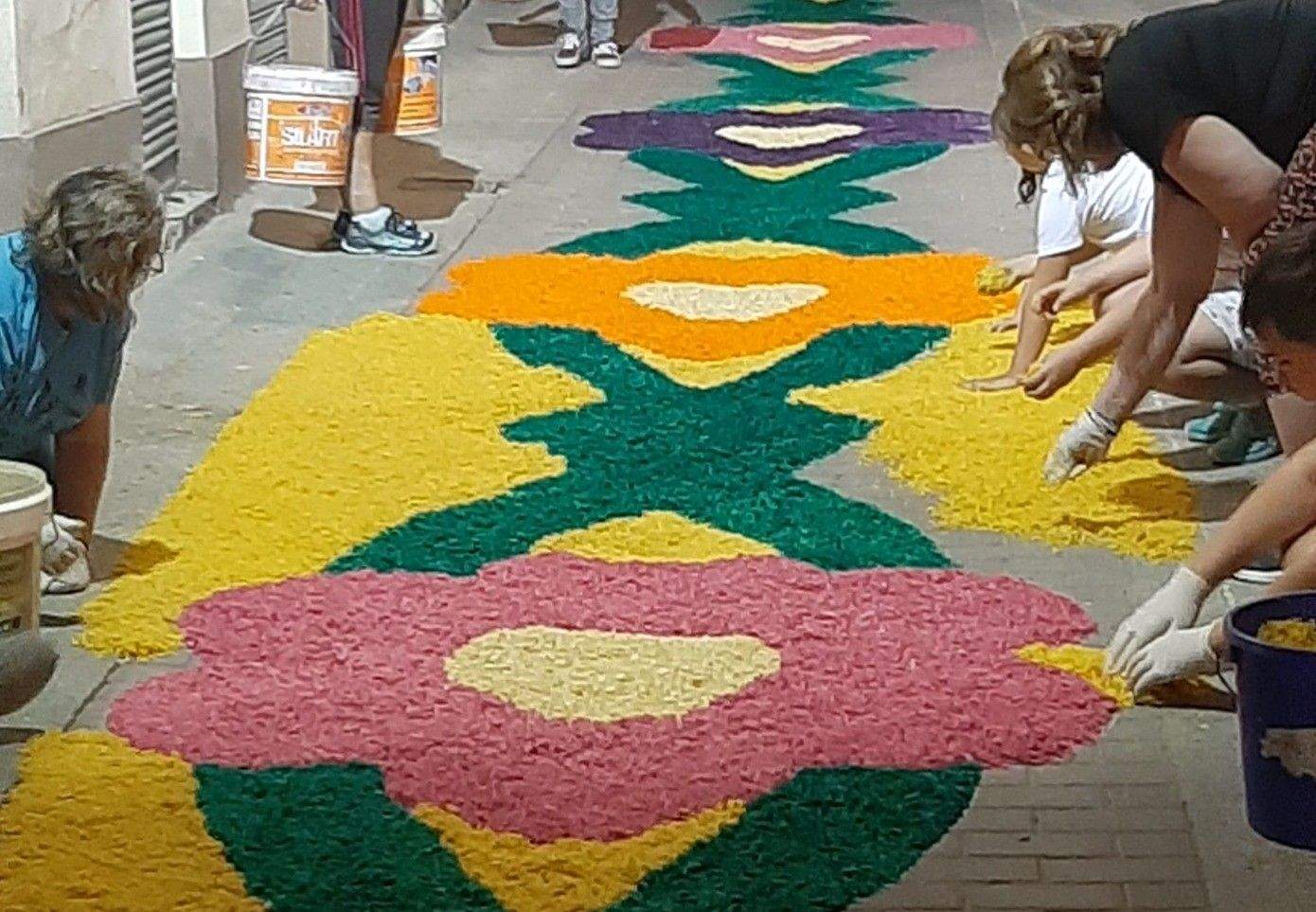 Alfombras del Corpus de Tamarite de Litera.