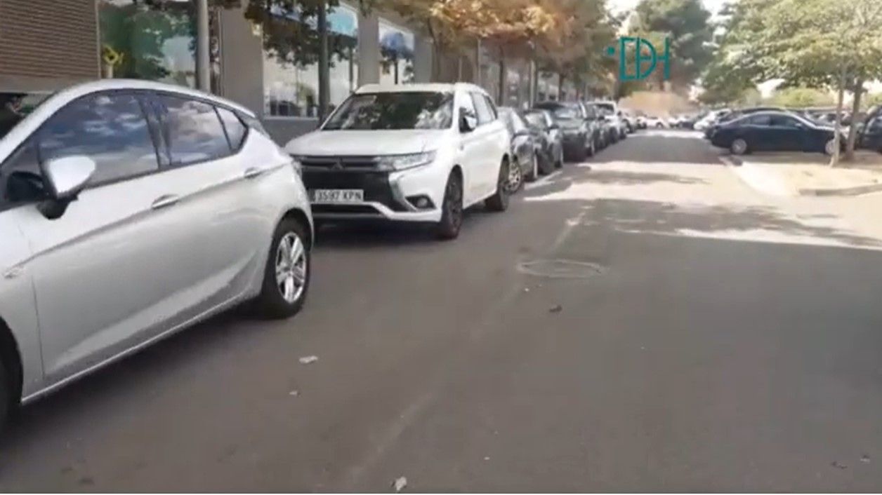 Vehículos en la ciudad de Huesca