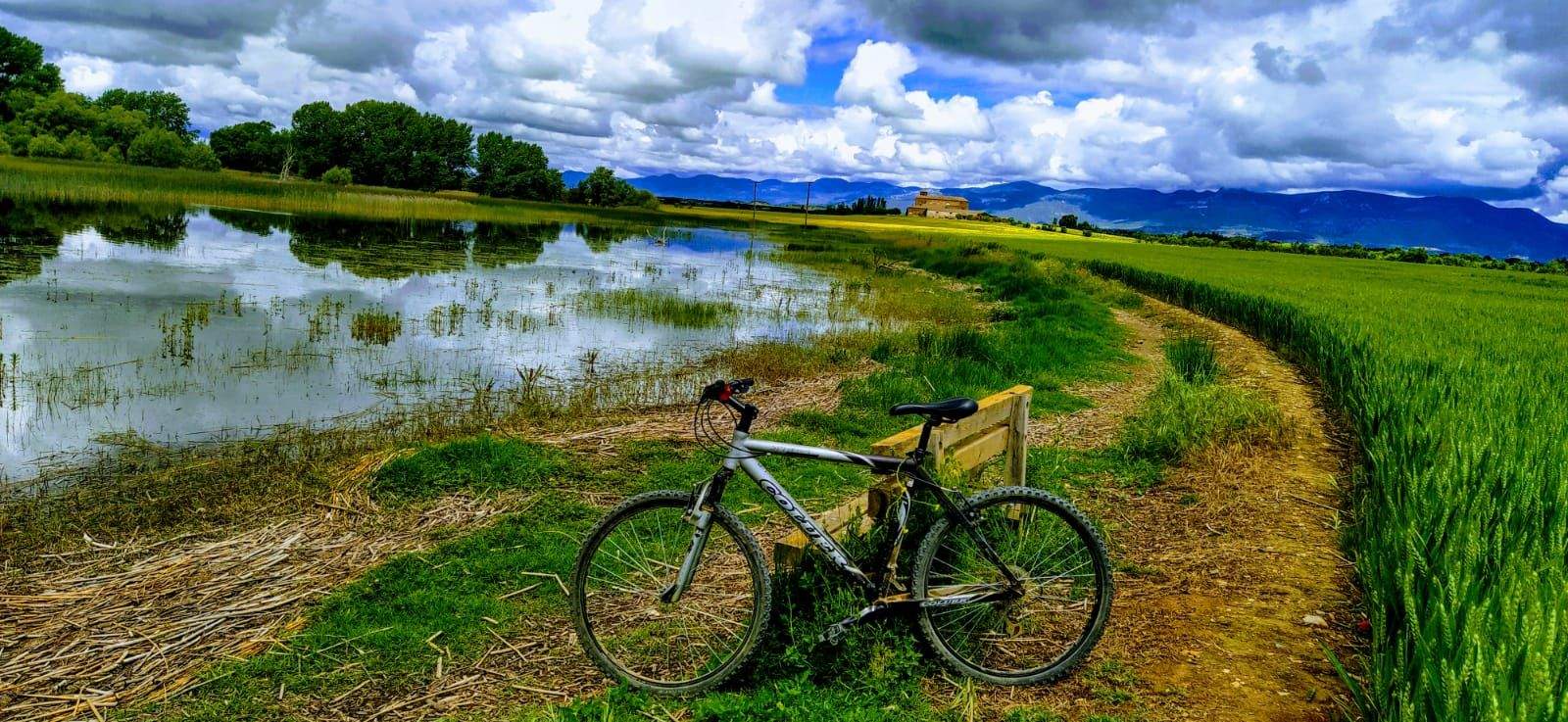 Imágenes primaverales de la Alberca de Loreto que evidencian el contraste con su situación actual. Foto Joaquín Santafé 