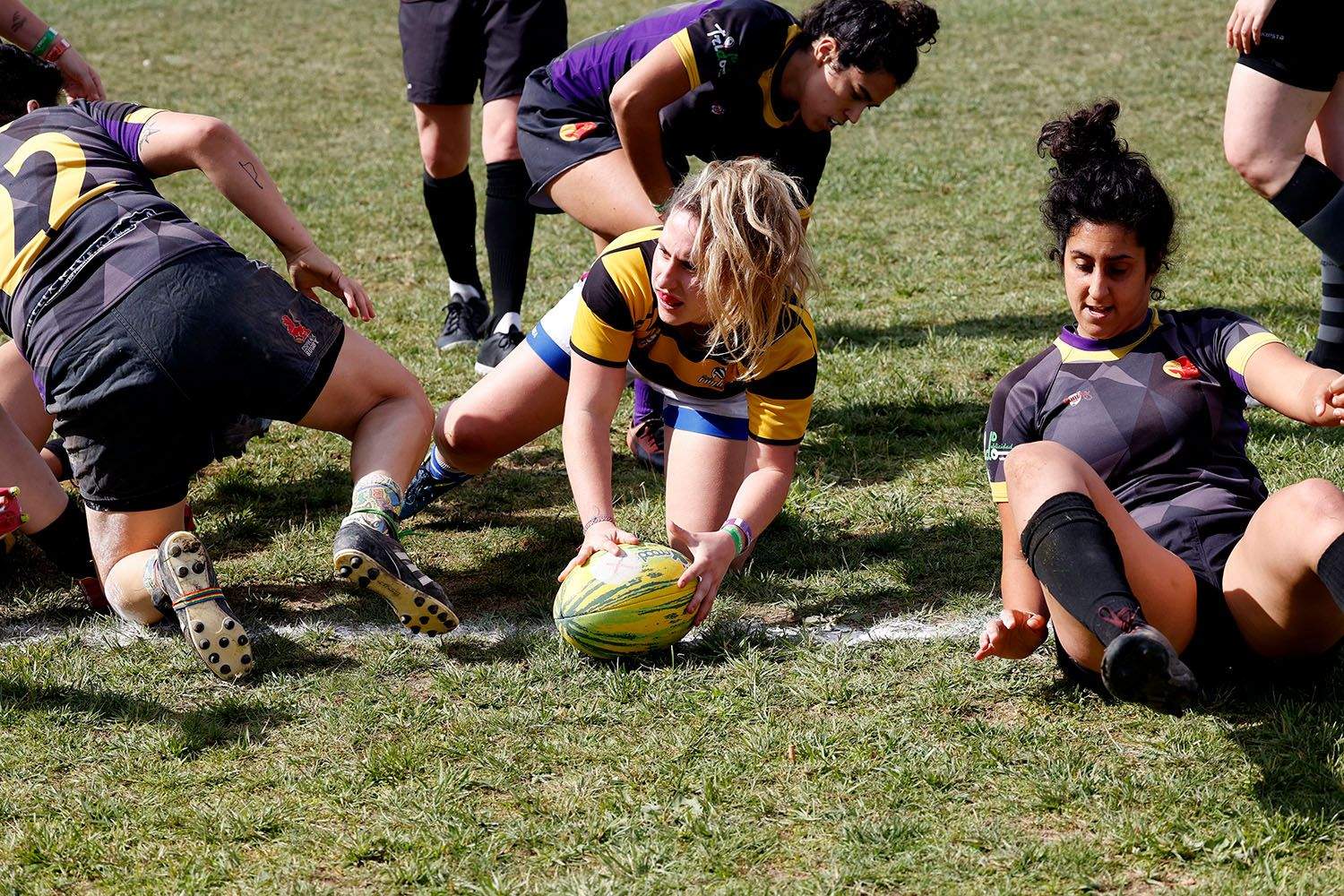 Un momento del torneo en Monzón.