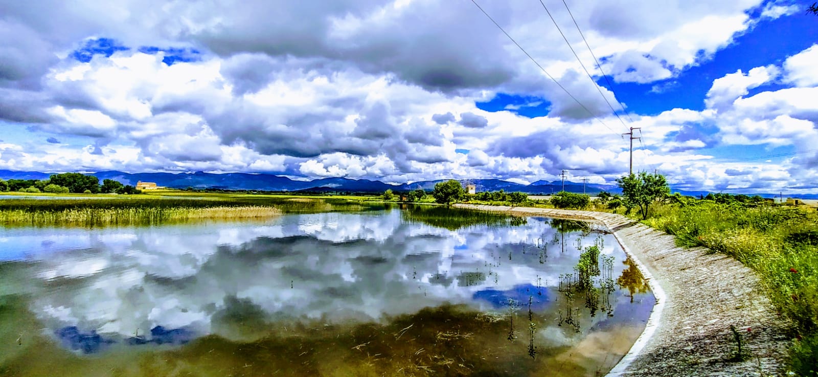 Imágenes primaverales de la Alberca de Loreto que evidencian el contraste con su situación actual. Foto Joaquín Santafé 