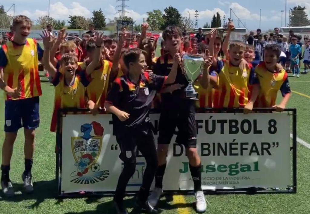 Selección de Lleida, campeón alevín.