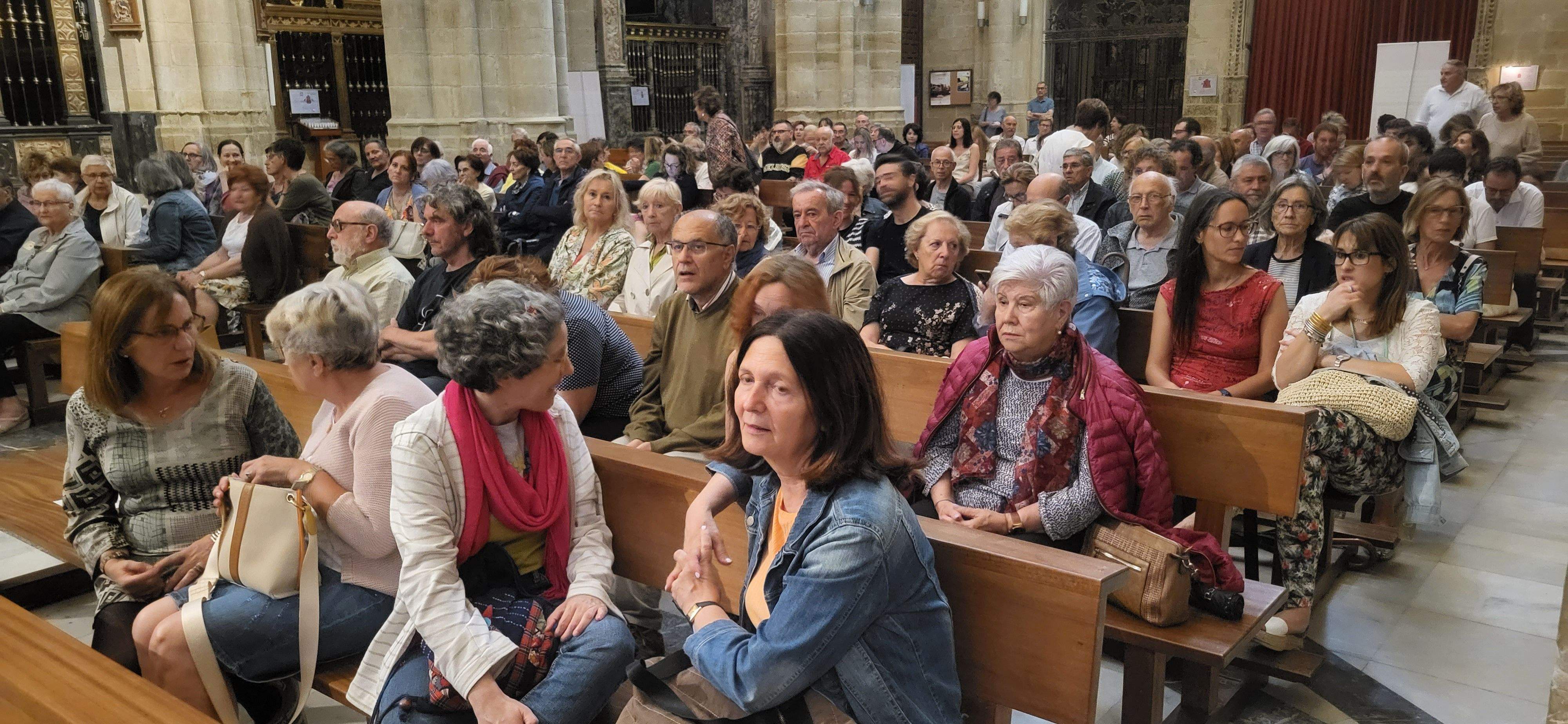 Presentación de Lux Sacra, de Eduardo de la Cruz. Foto Myriam Martínez