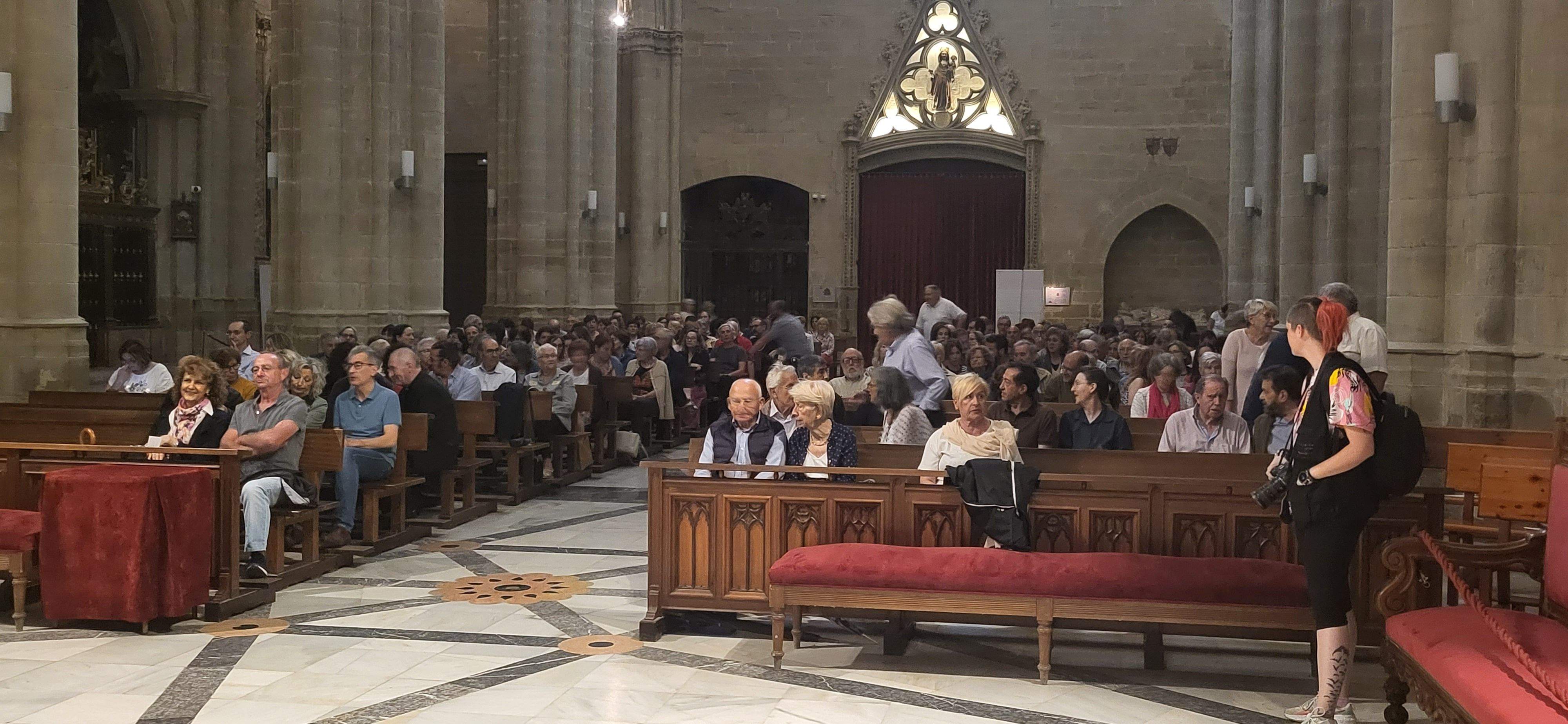 Presentación de Lux Sacra, de Eduardo de la Cruz. Foto Myriam Martínez