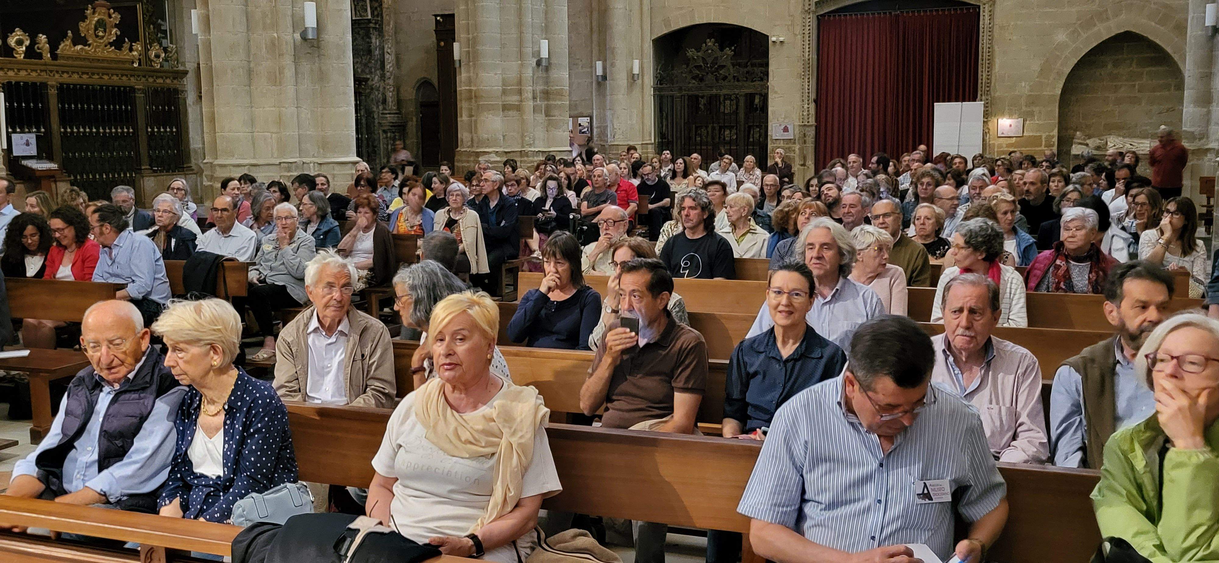 Presentación de Lux Sacra, de Eduardo de la Cruz. Foto Myriam Martínez