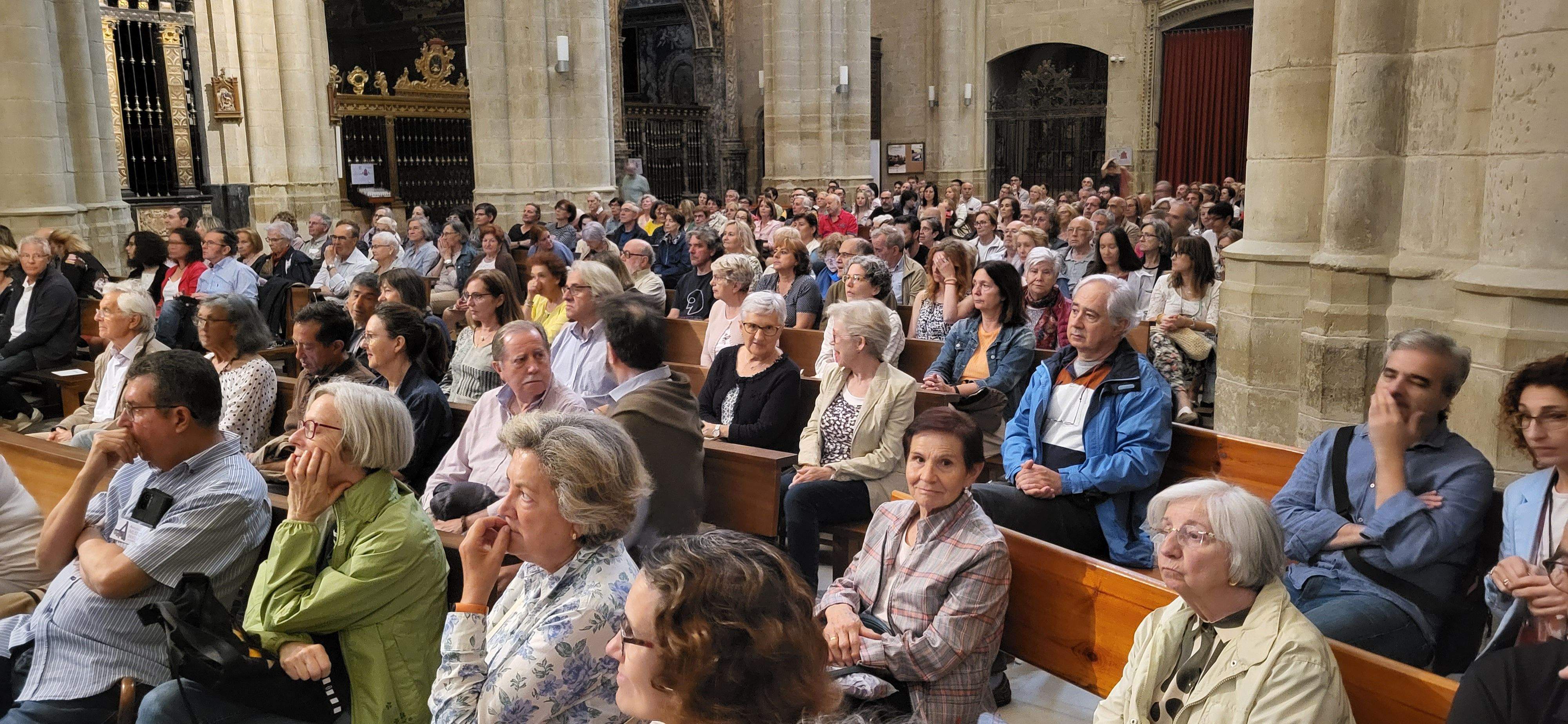 Presentación de Lux Sacra, de Eduardo de la Cruz. Foto Myriam Martínez
