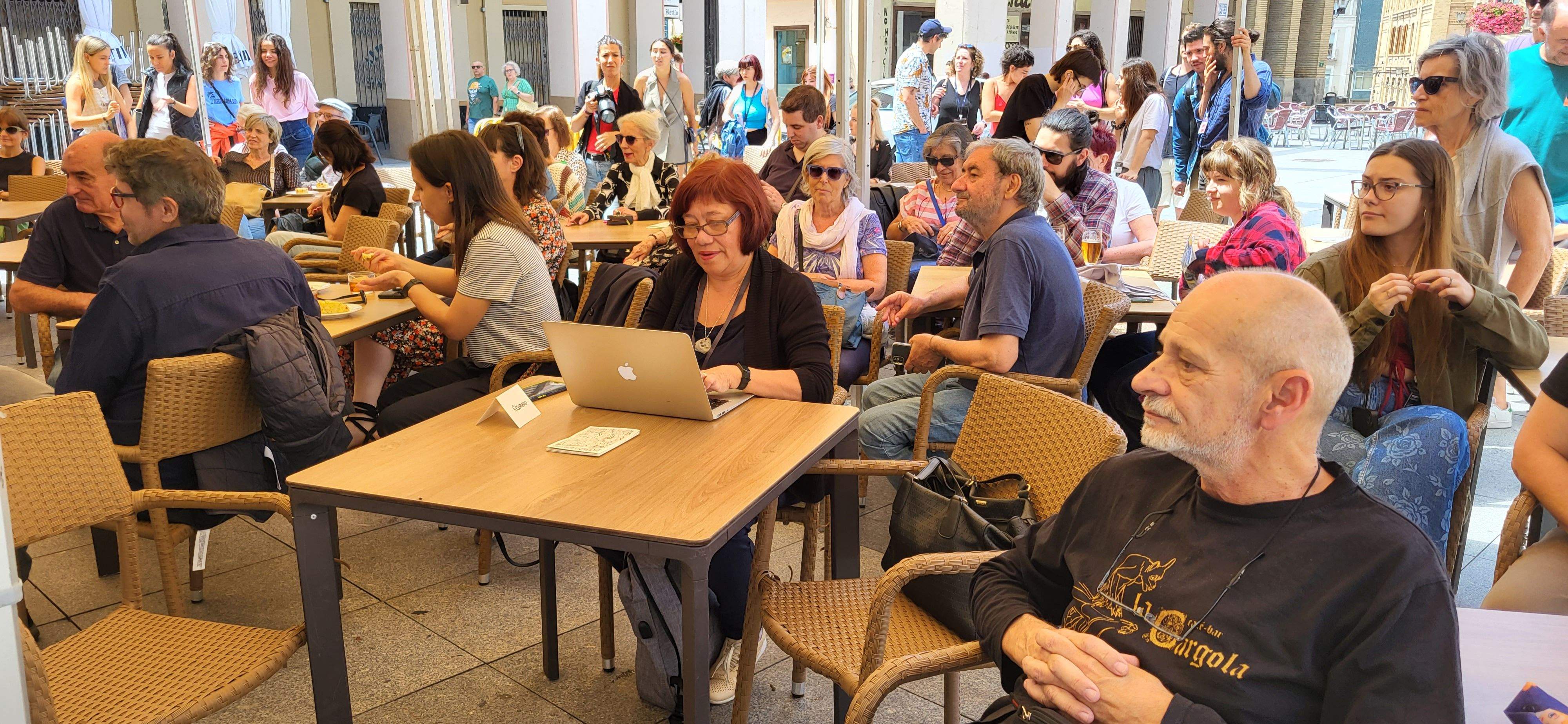 Vermú con... Gaizka Urresti y Nata Moreno. Foto Myriam Martínez