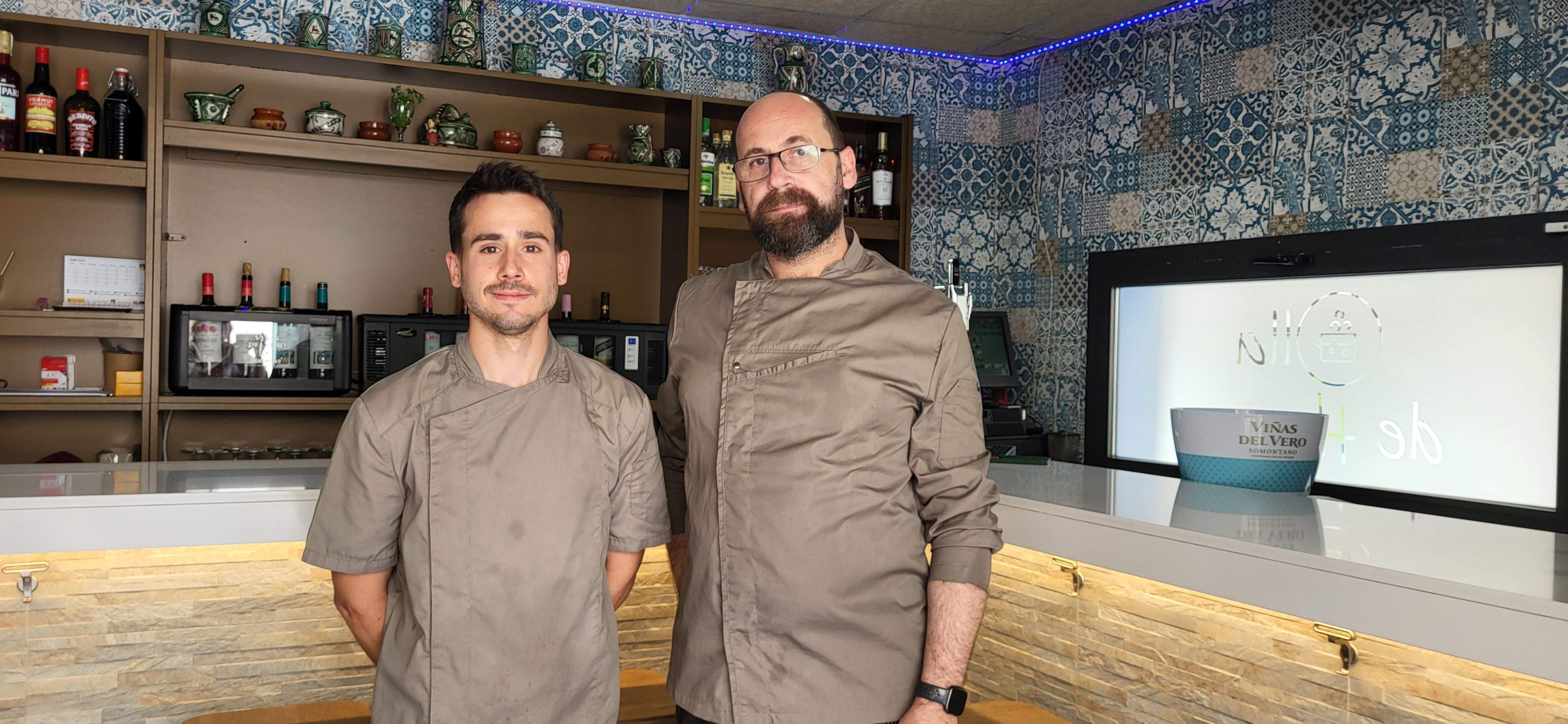 Alberto Rodríguez y José Antonio Duerto en su espacio Olla de Huesca.