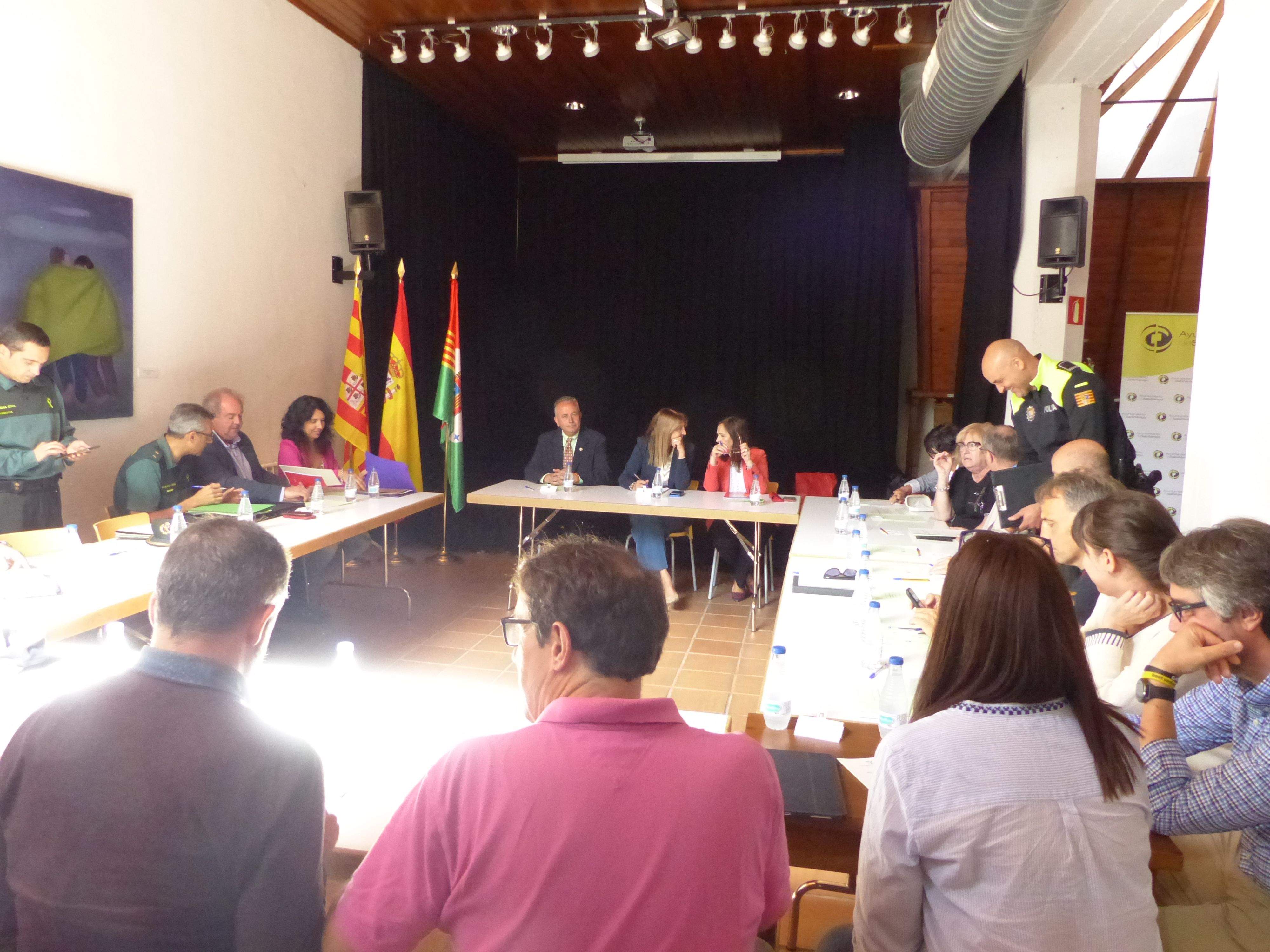 Junta Local de Seguridad de Sabiñánigo. Foto Andrés Alcaraz/Noticias Cantera