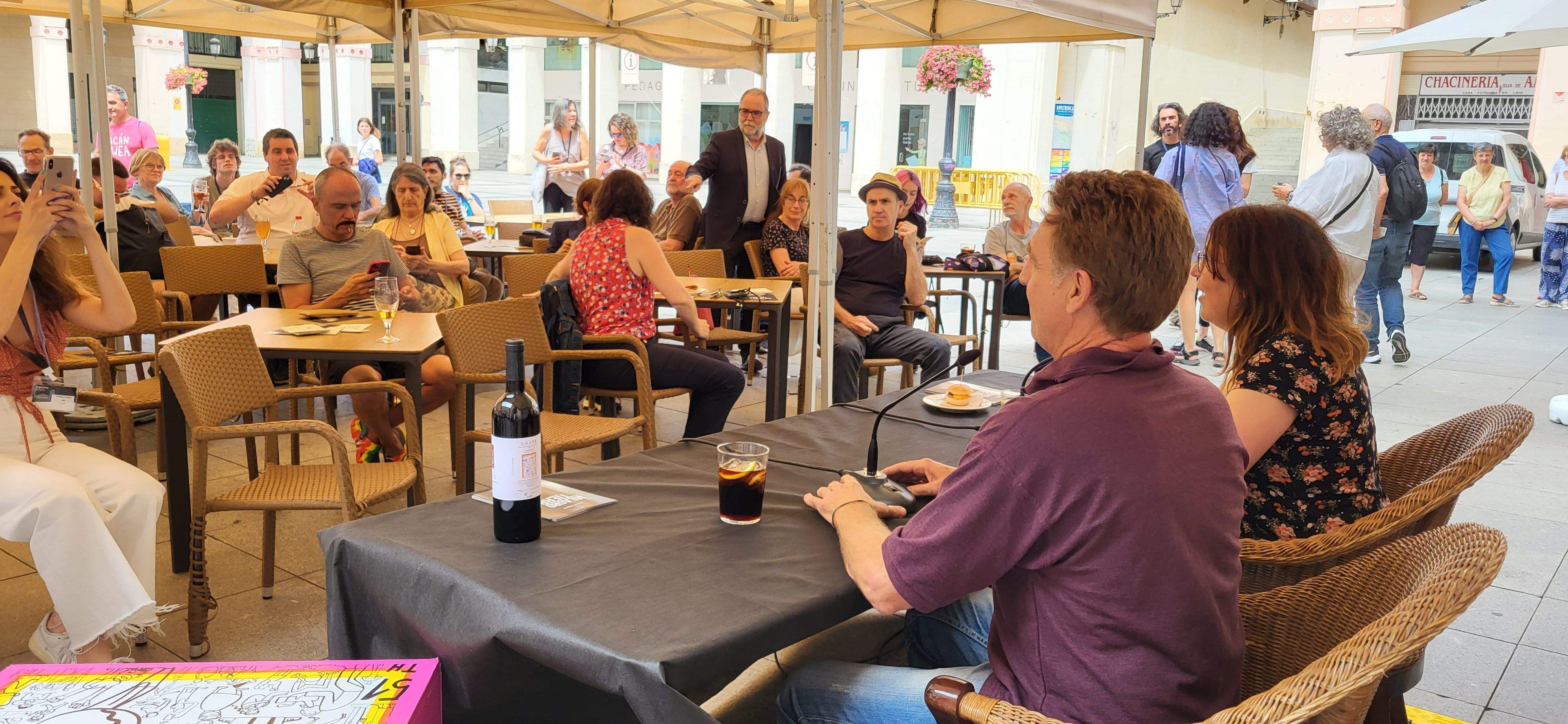  Juanjo Artero en el Festival de Cine de Huesca. Foto Myriam Martínez