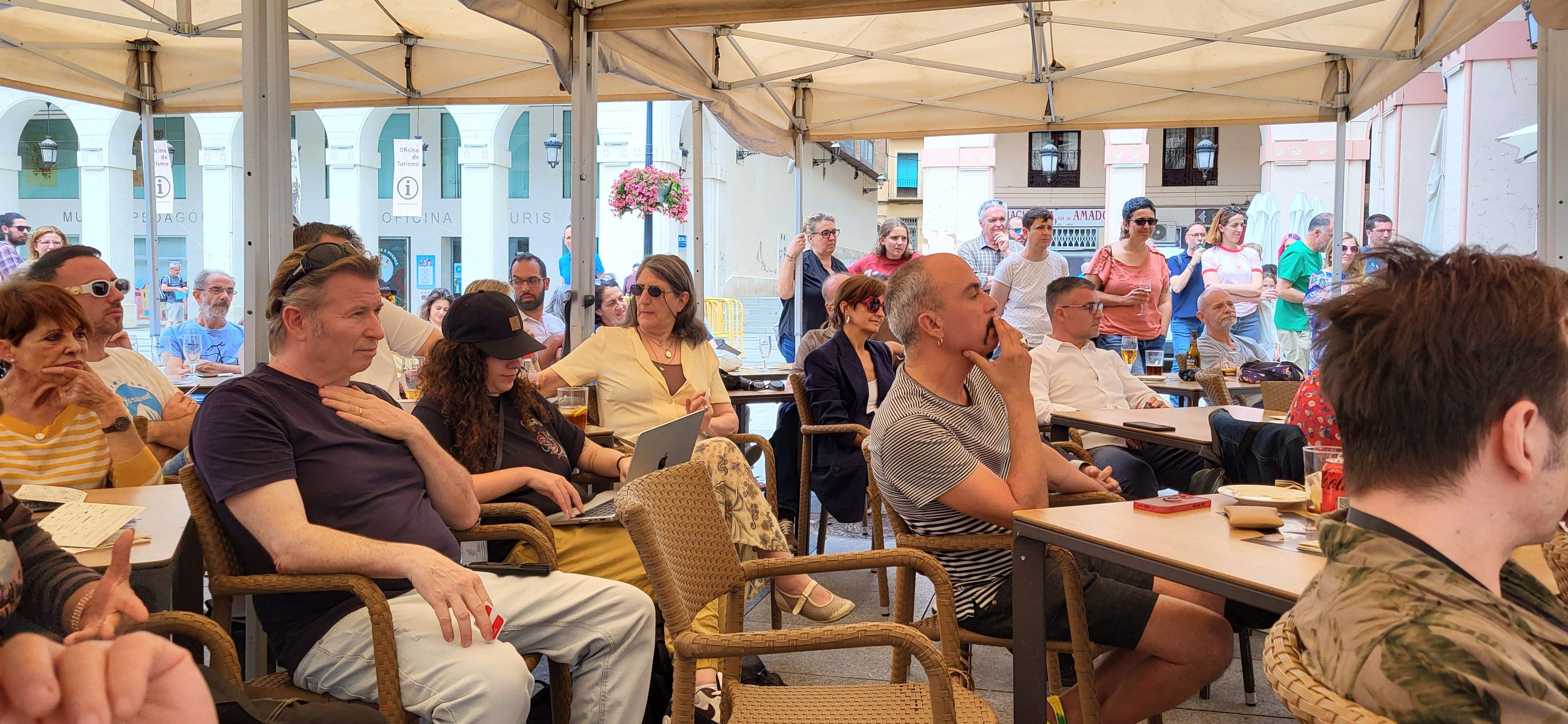 Juanjo Artero en el Festival de Cine de Huesca. Foto Myriam Martínez
