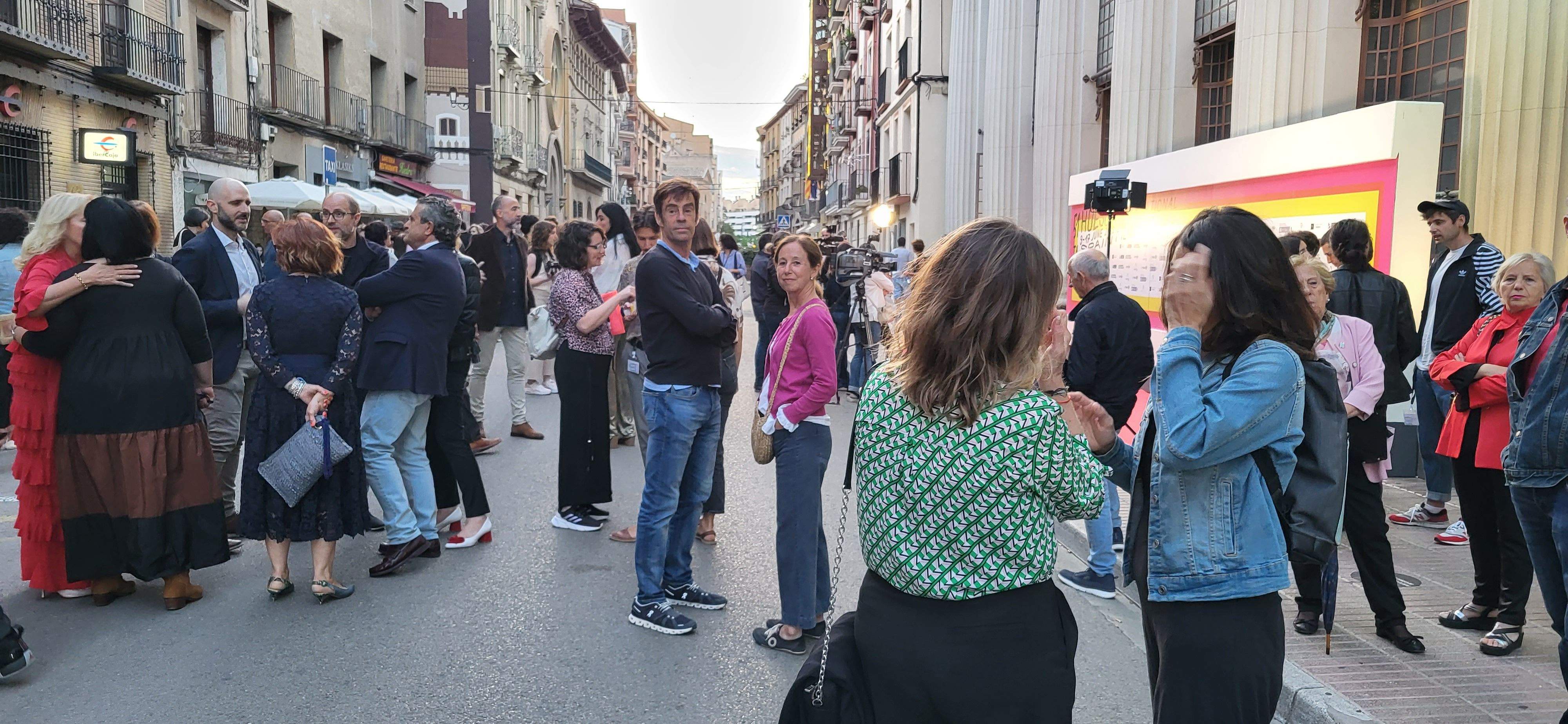 Alfombra roja del premio Luis Buñuel del 51º Festival de Cine de Huesca. Foto Myriam Martínez