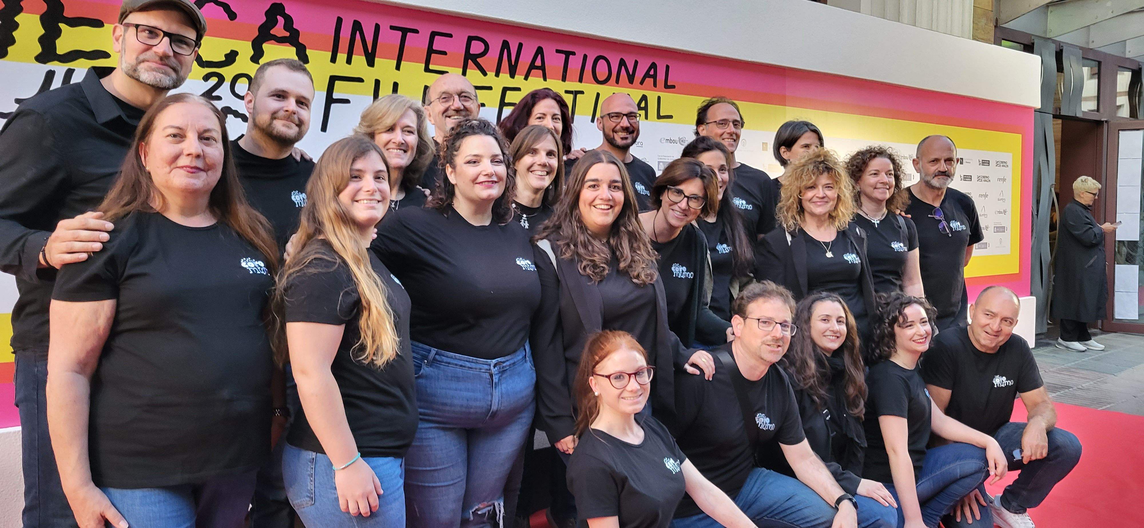 Alfombra roja del premio Luis Buñuel del 51º Festival de Cine de Huesca. Foto Myriam Martínez