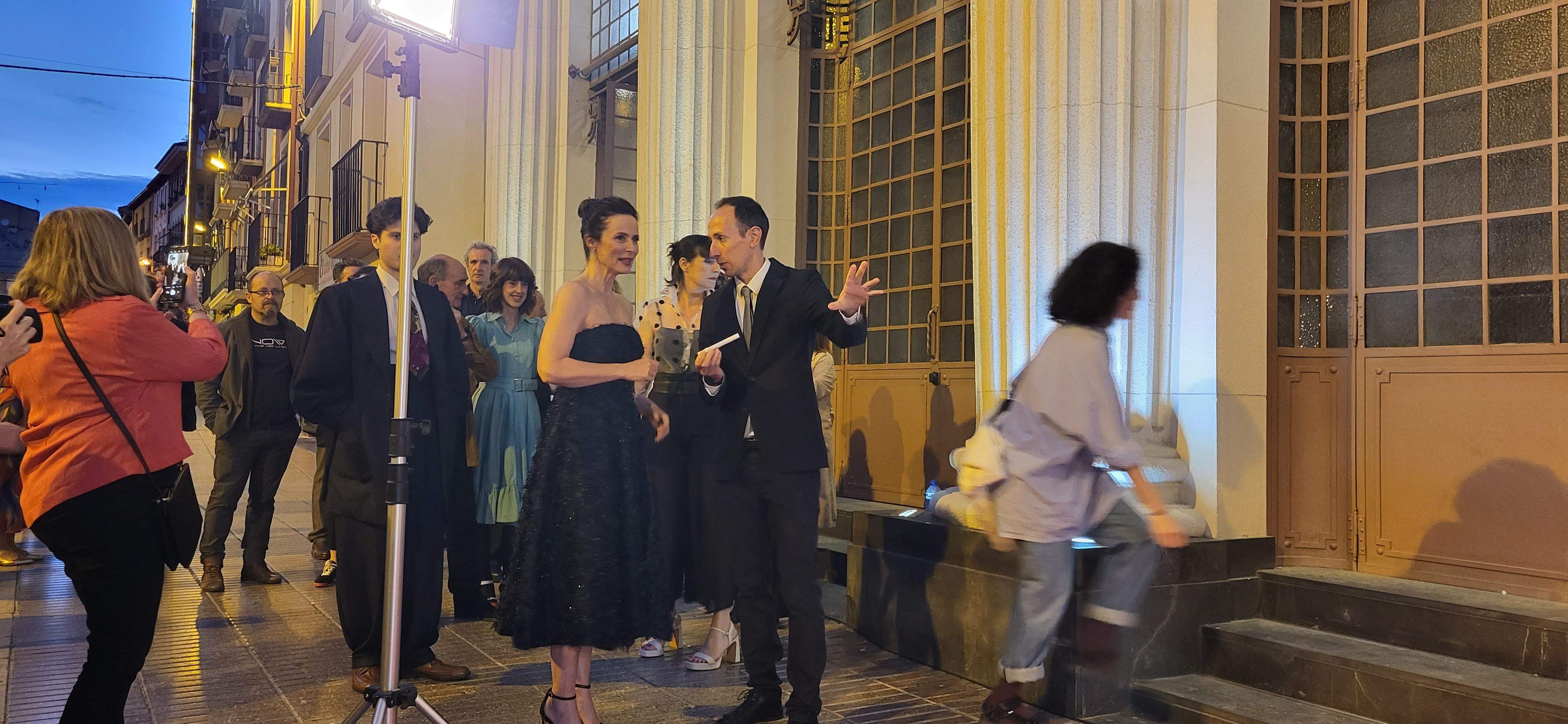 Alfombra roja del premio Luis Buñuel del 51º Festival de Cine de Huesca. Foto Myriam Martínez