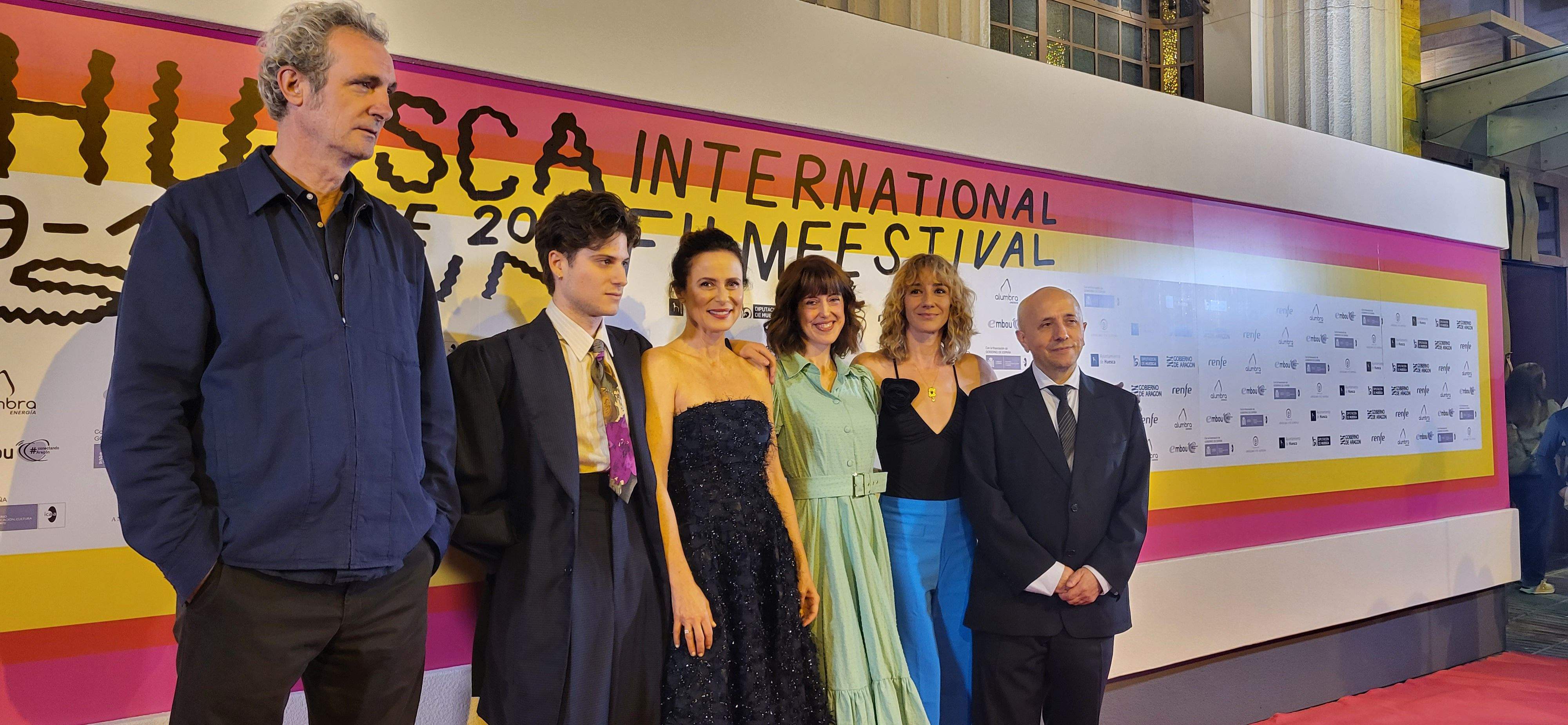 Miguel Santesmases, Teo, Aitana Sánchez-Gijón, Irene Vallejo, Marta Poveda y Luis Alegre. Foto Myriam Martínez