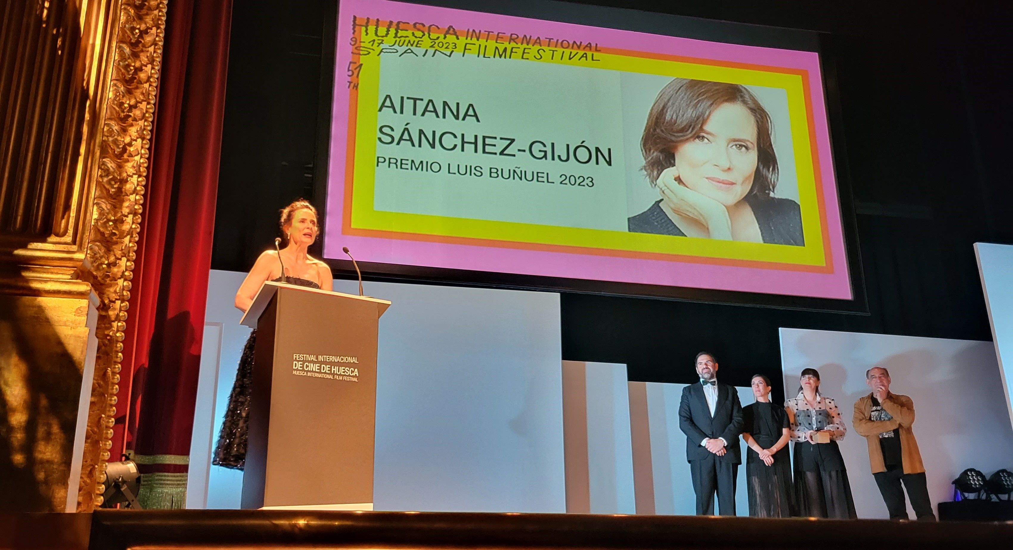 Aitana Sánchez-Gijón: "Luis Buñuel es el padre, la madre y el Espíritu Santo del cine español"