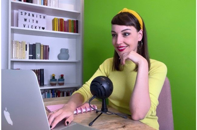 La altoaragonesa Vicky Chauvell crea la comunidad más grande de estudiantes de español en las redes sociales