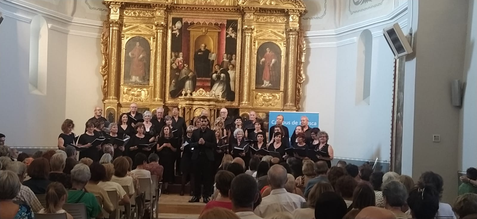 Coro Universitario del Campus de Huesca. Foto Joaquín Santafé 