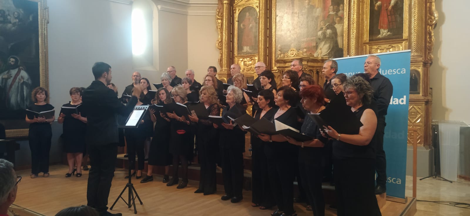 Coro Universitario del Campus de Huesca. Foto Joaquín Santafé 