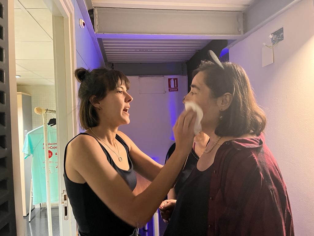 Actuación de los grupos de Cruz Blanca en la Muestra de Teatro y Danza. Foto: Mercedes Manterola