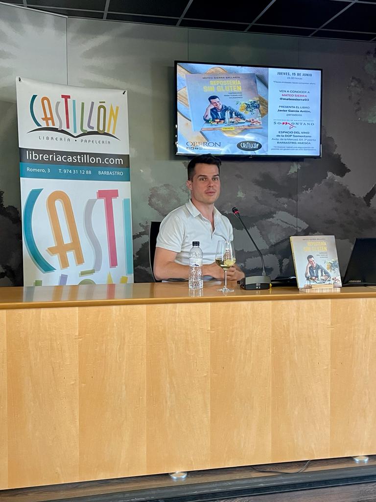 Imágenes de la presentación de Mateo Sierra en la DO Somontano en Barbastro. Foto Eli Río