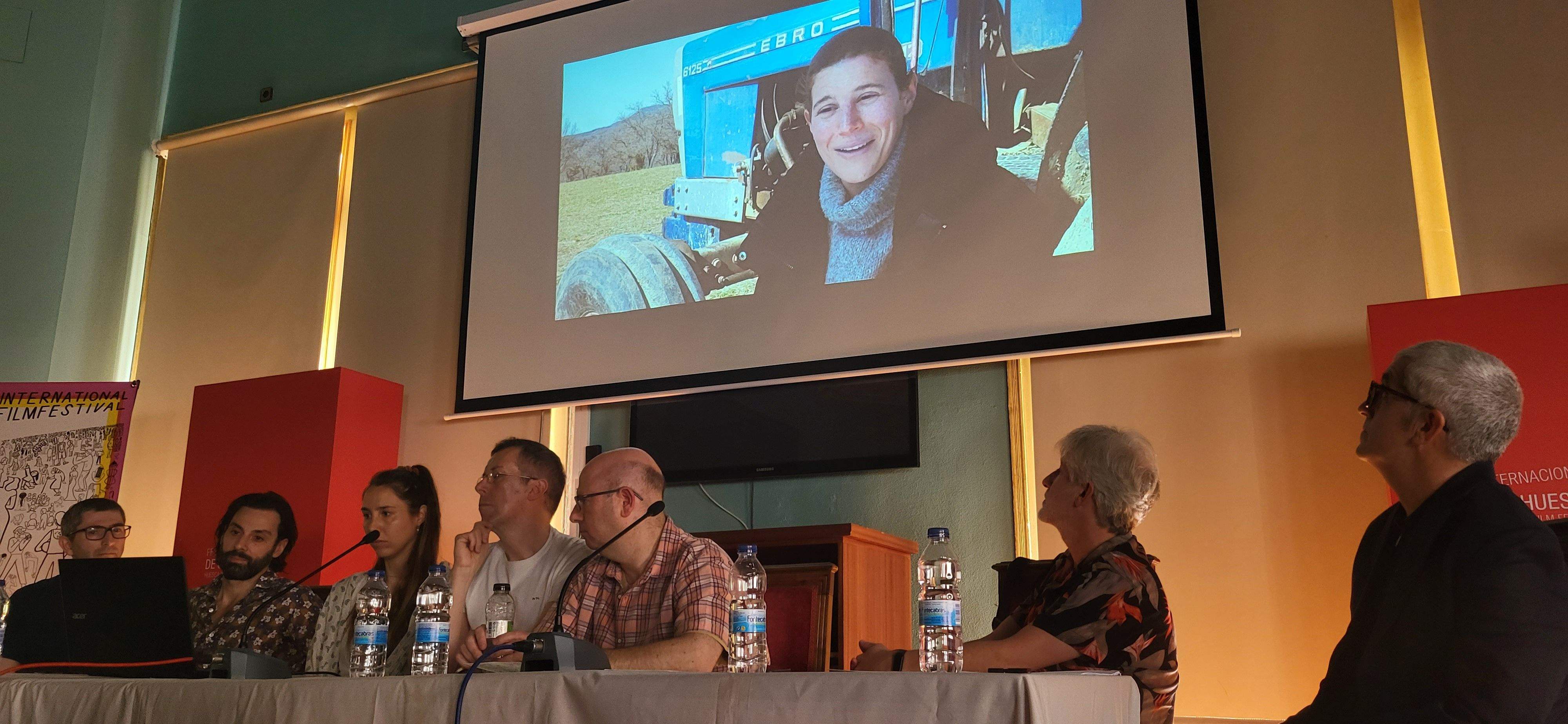 Presentación de los proyectos en el Festival de Cine de Huesca. Foto Myriam Martínez